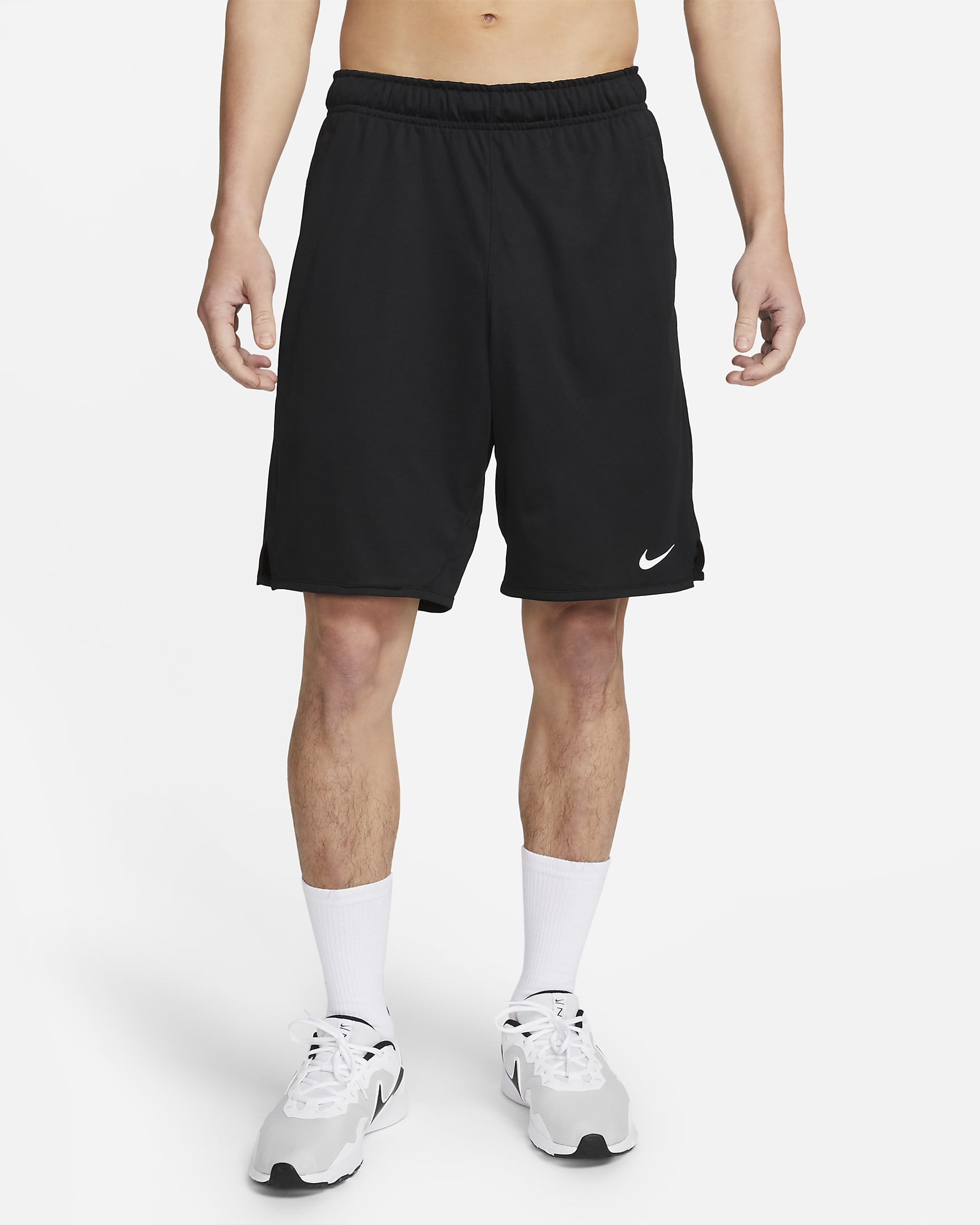 Nike Totality Dri-FIT 男子速干百搭短裤(无衬裤) - 黑/黑/铁灰/白色