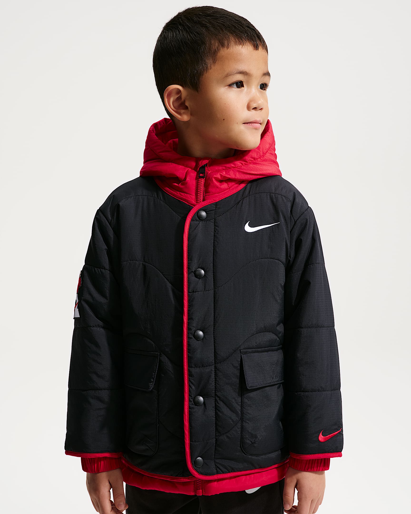 Nike 马年限定脱缰系列新年款幼童保暖夹克 - 黑