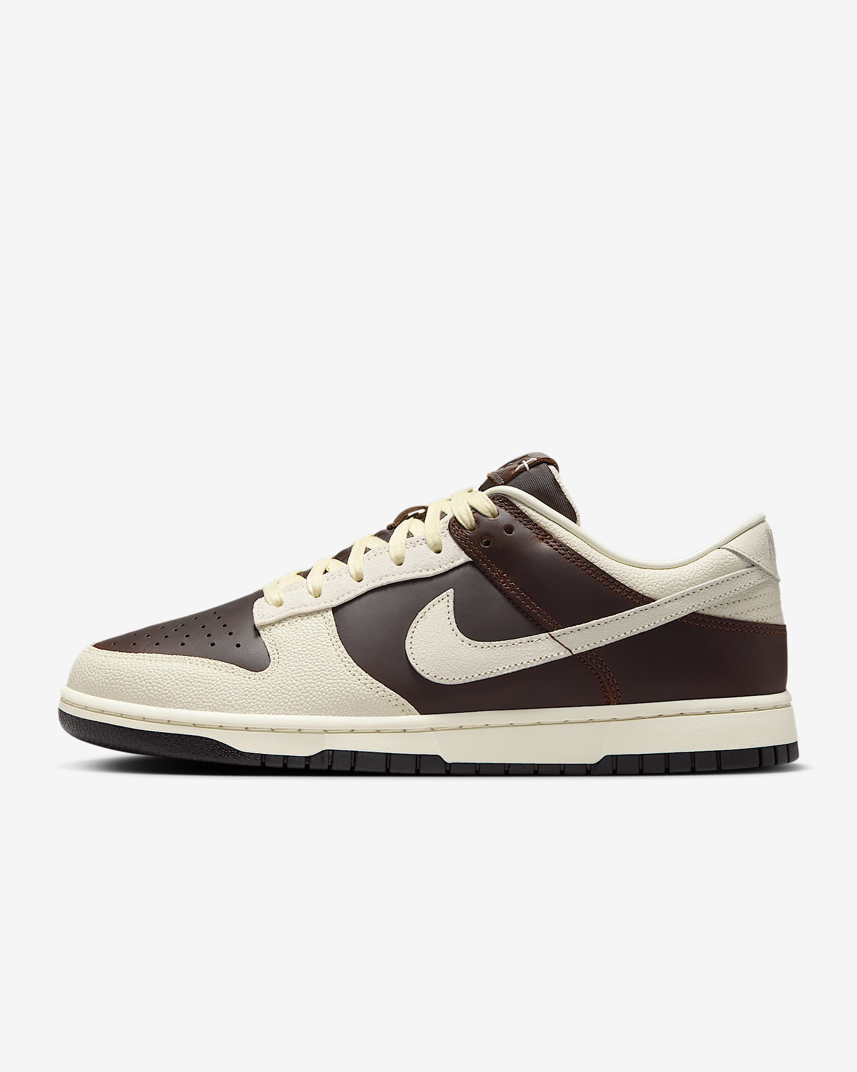 Nike Dunk Low Retro 男子运动鞋 - 动物群棕/珍珠灰/黑/珍珠灰
