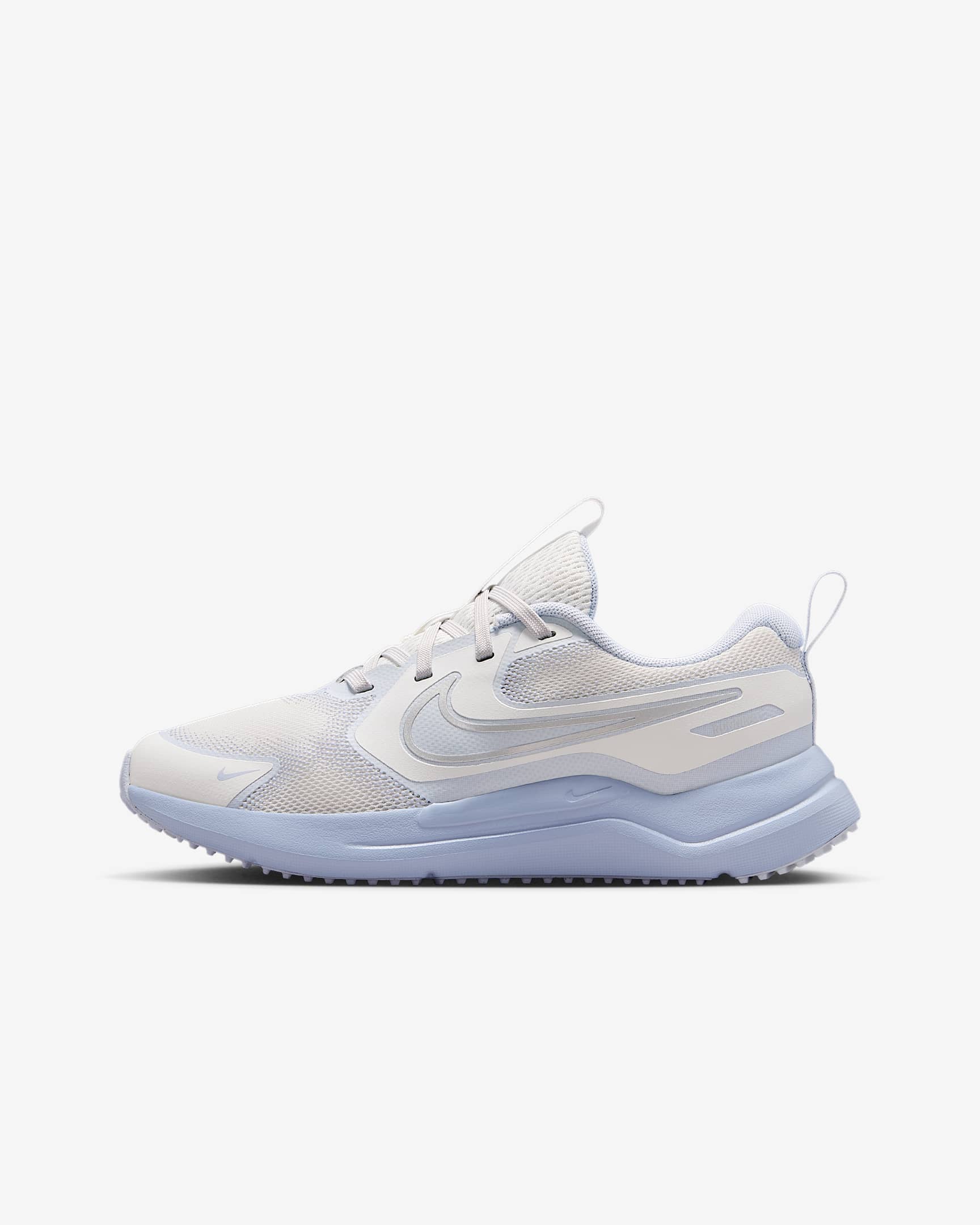 Nike Cosmic Runner 耐克宇宙一号大童公路跑步鞋 - 浅银灰/幻影/足球灰/金属银