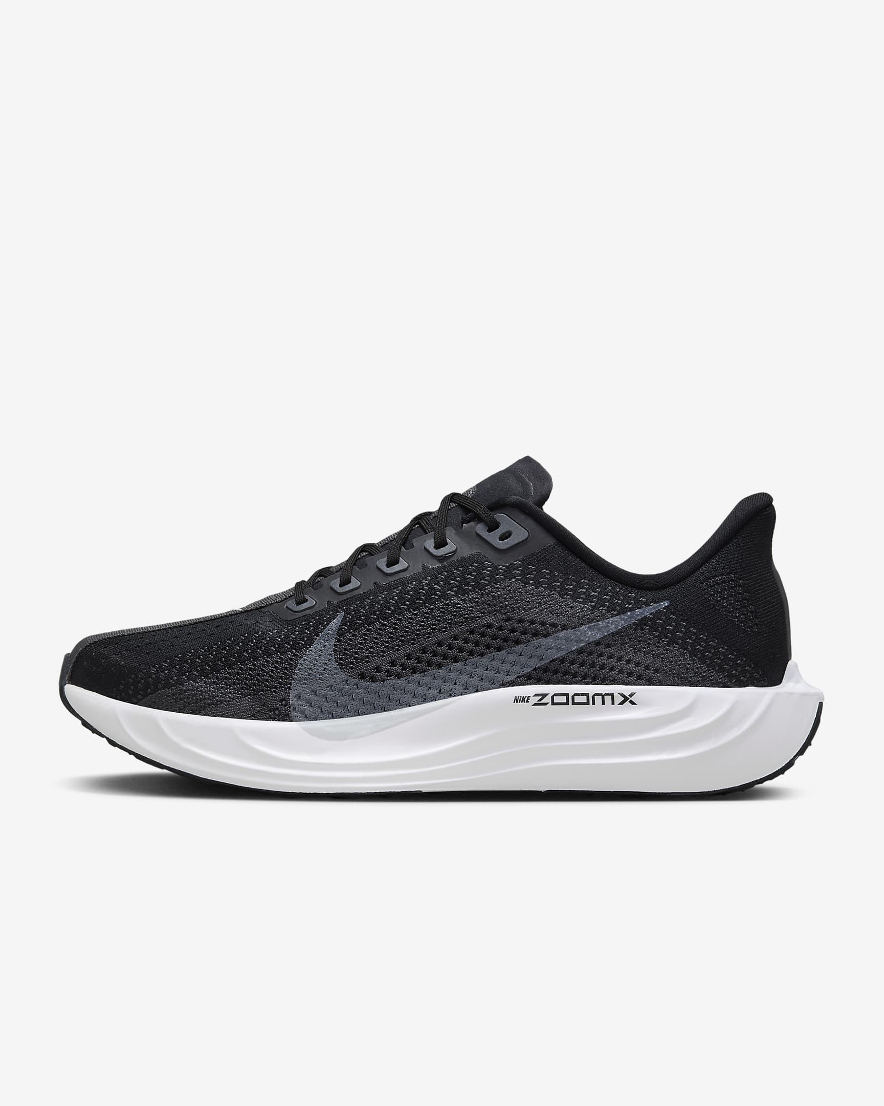 Nike Pegasus Plus 耐克超级飞马男子公路跑步鞋 - 黑/煤黑/白色/白金色