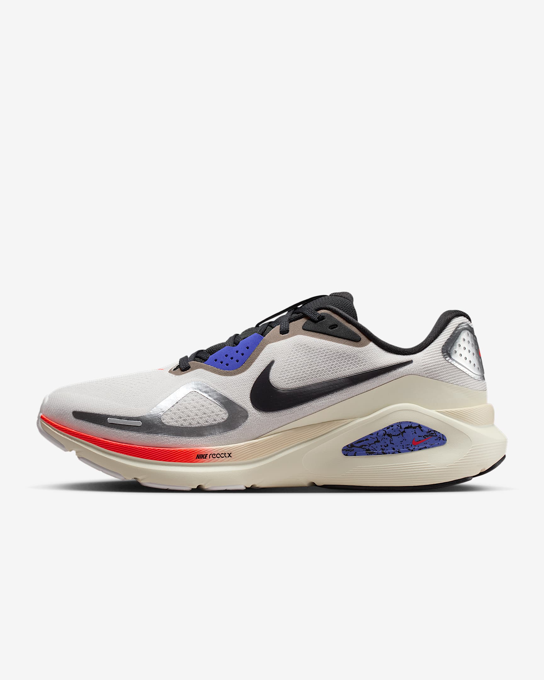 Nike Structure 26 耐克稳程男子公路跑步鞋 - 山峰白/亮深红/波斯紫/黑