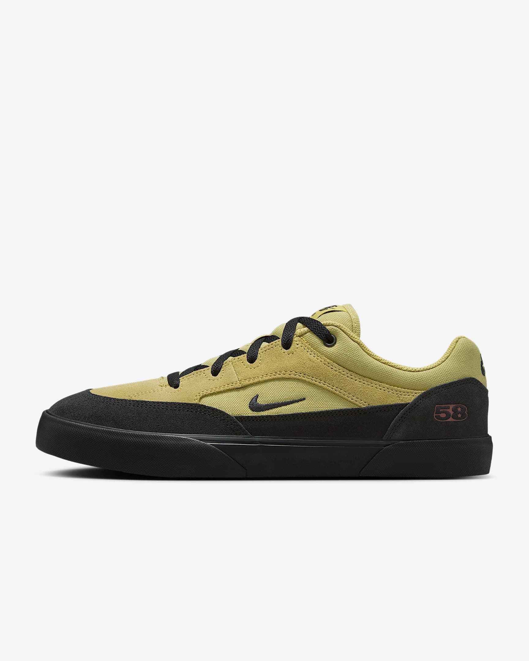 Nike SB Malor TE 男子薄底滑板鞋 - 浅金黄/黑/浅黄褐/黑