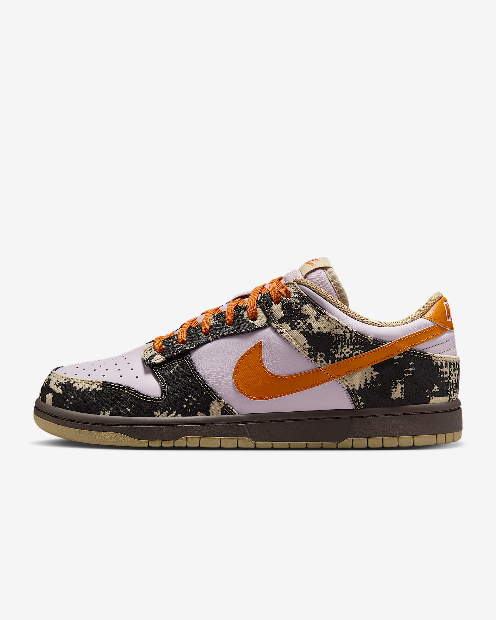 Nike Dunk Low Retro LTD 男/女运动鞋 - 粉紫/沙漠卡其/洞穴石色/君王