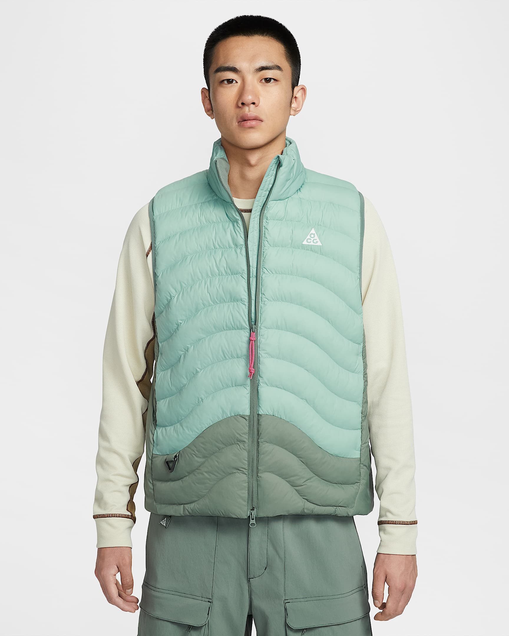 Nike ACG "Lava Flow" Therma-FIT ADV 男子马甲 - 加农绿/泡沫薄荷绿/泡沫薄荷绿/山峰白