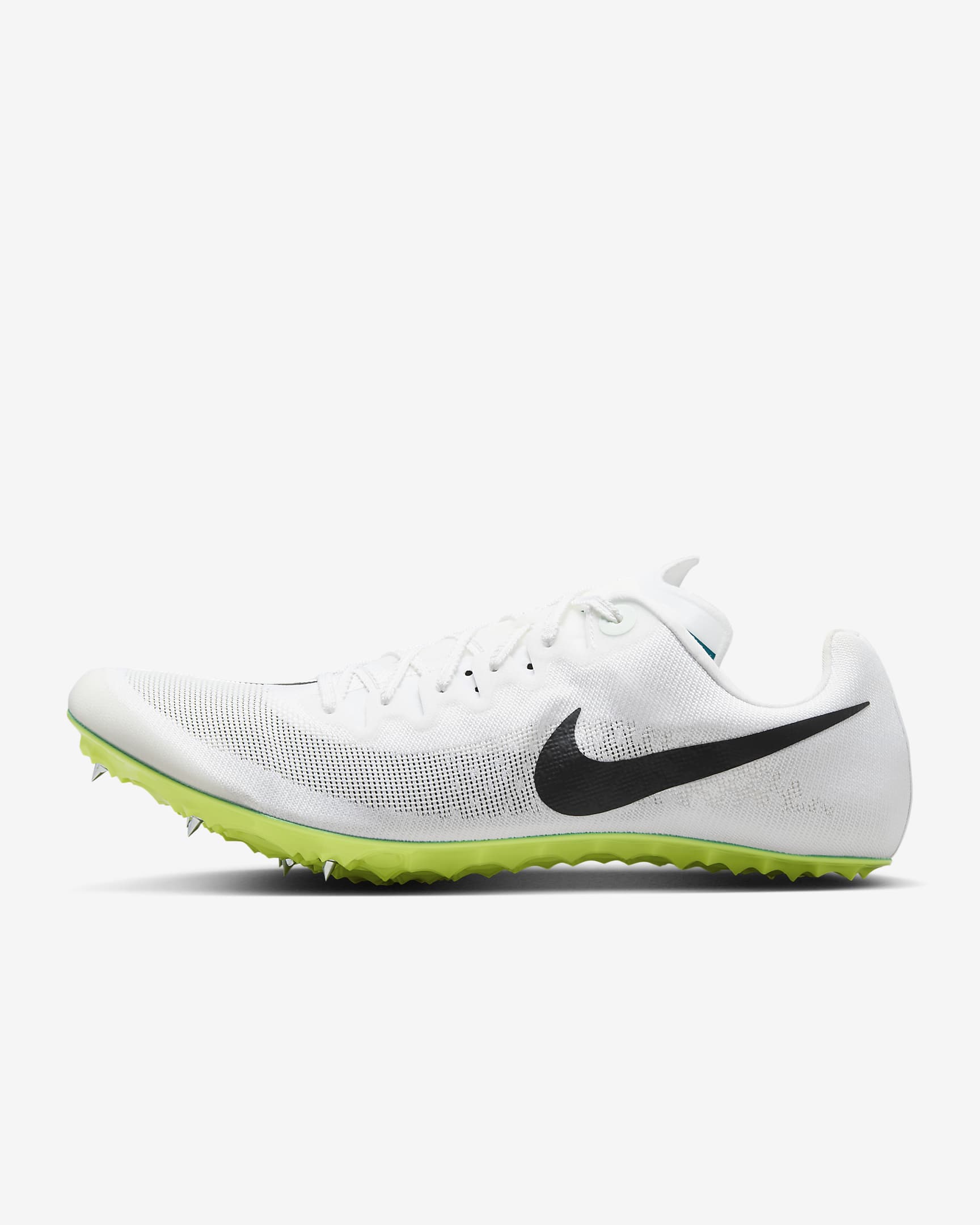Nike Zoom Ja Fly 4 男子田径钉鞋 - 白色/亮杉木绿/电子藻绿/黑