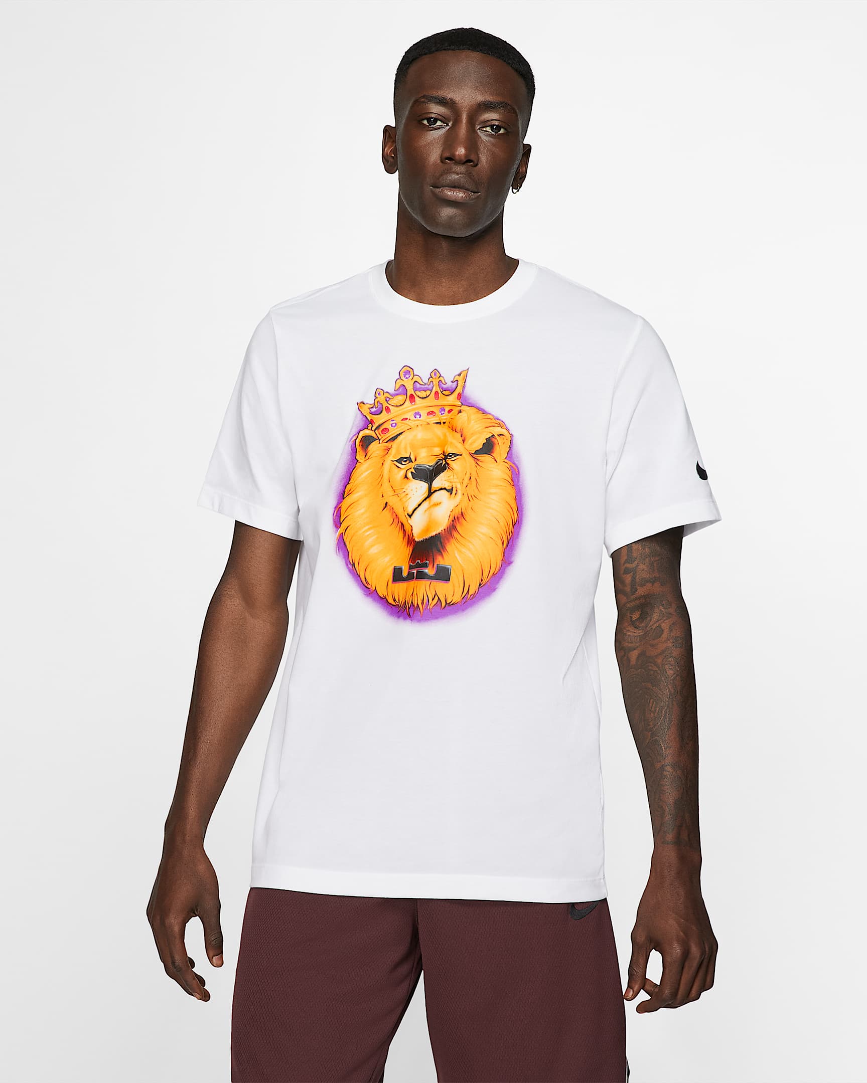 Nike Dri-FIT LeBron 男子T恤 - 白色