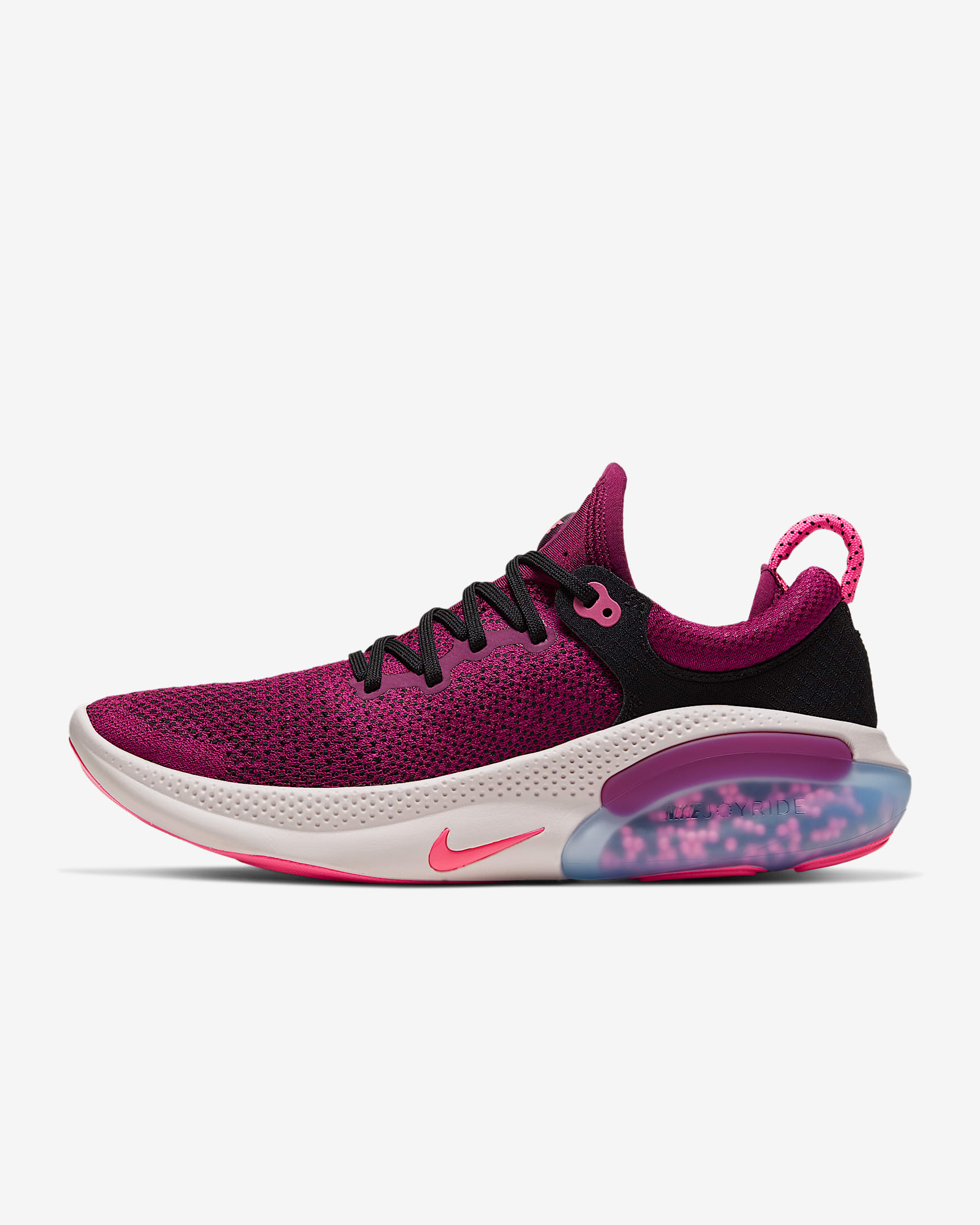 Nike Joyride Run FK 女子跑步鞋 - 树莓红/爆炸粉/微玫瑰红/黑