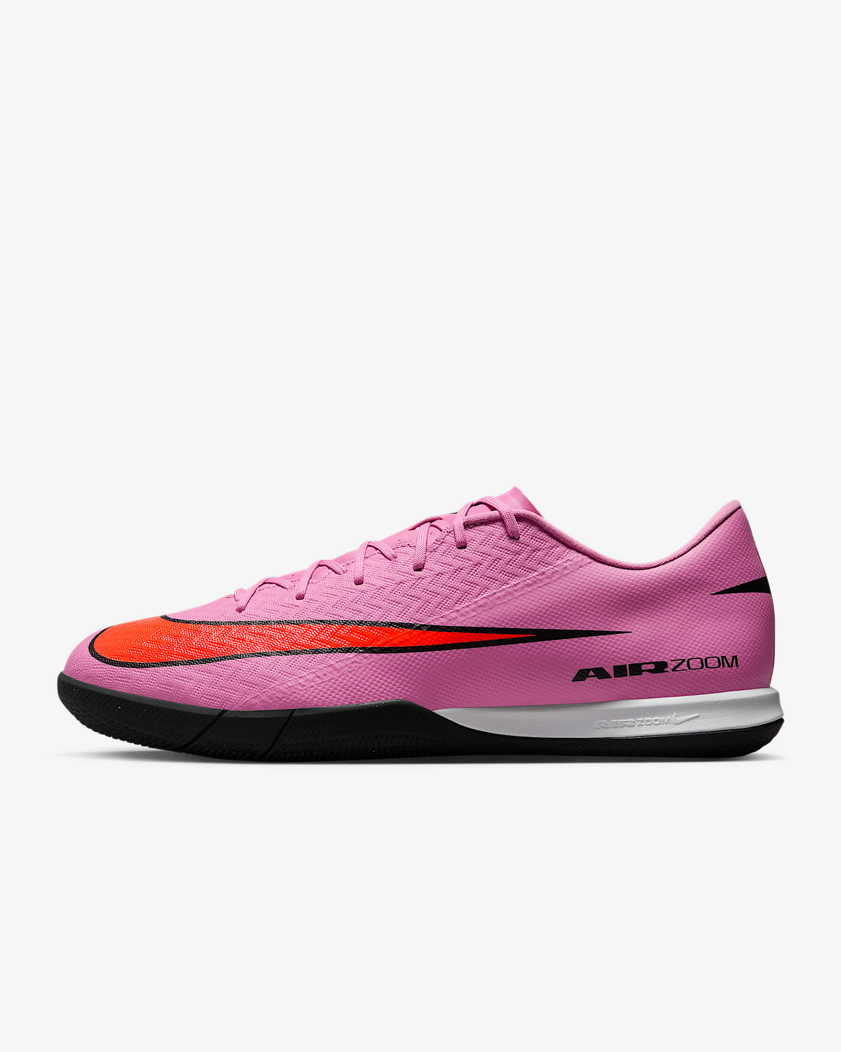 Nike Mercurial Vapor 16 Academy 耐克刺客系列室内/球场低帮足球鞋 - 神秘火烈鸟红/鲜橙红/黑