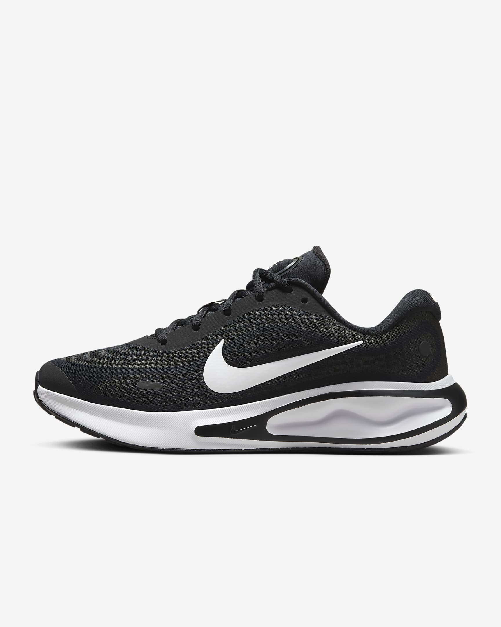 Nike Journey Run 女子公路跑步鞋 - 黑/白色