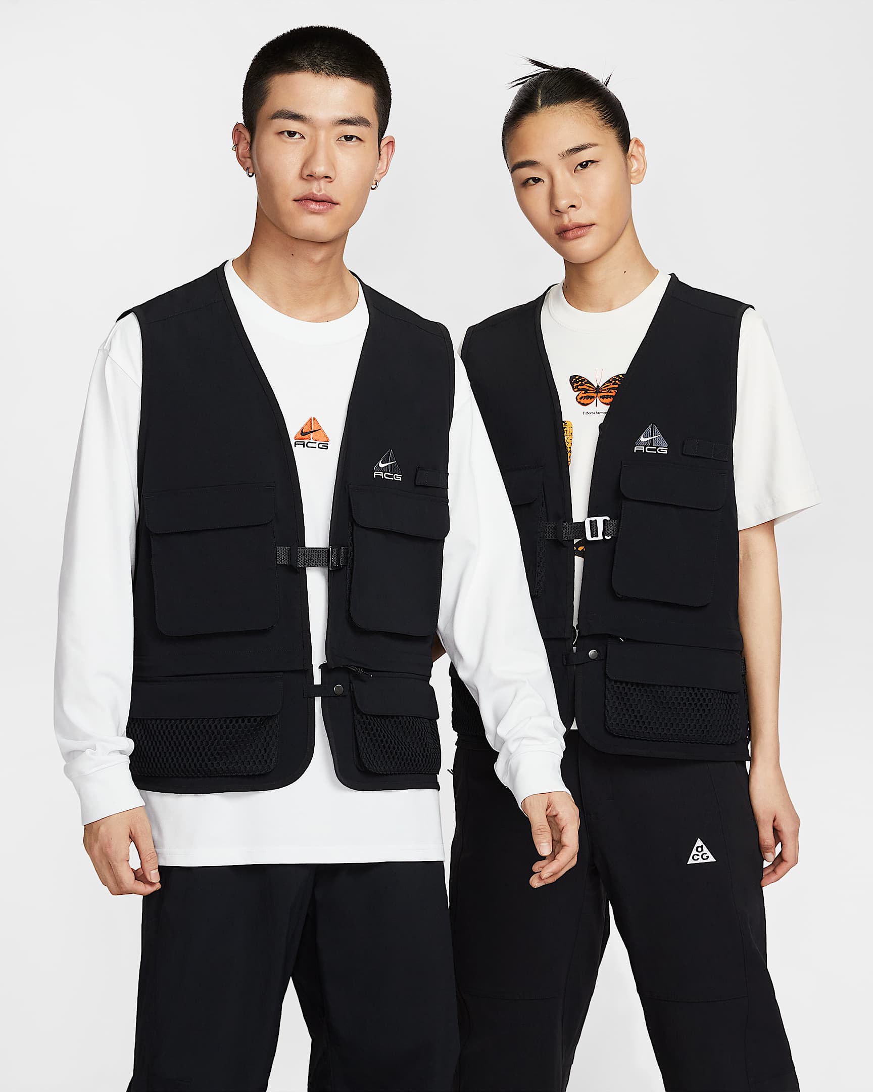 Nike ACG "Black Iguana" 可拆卸男子马甲 - 黑/黑/煤黑