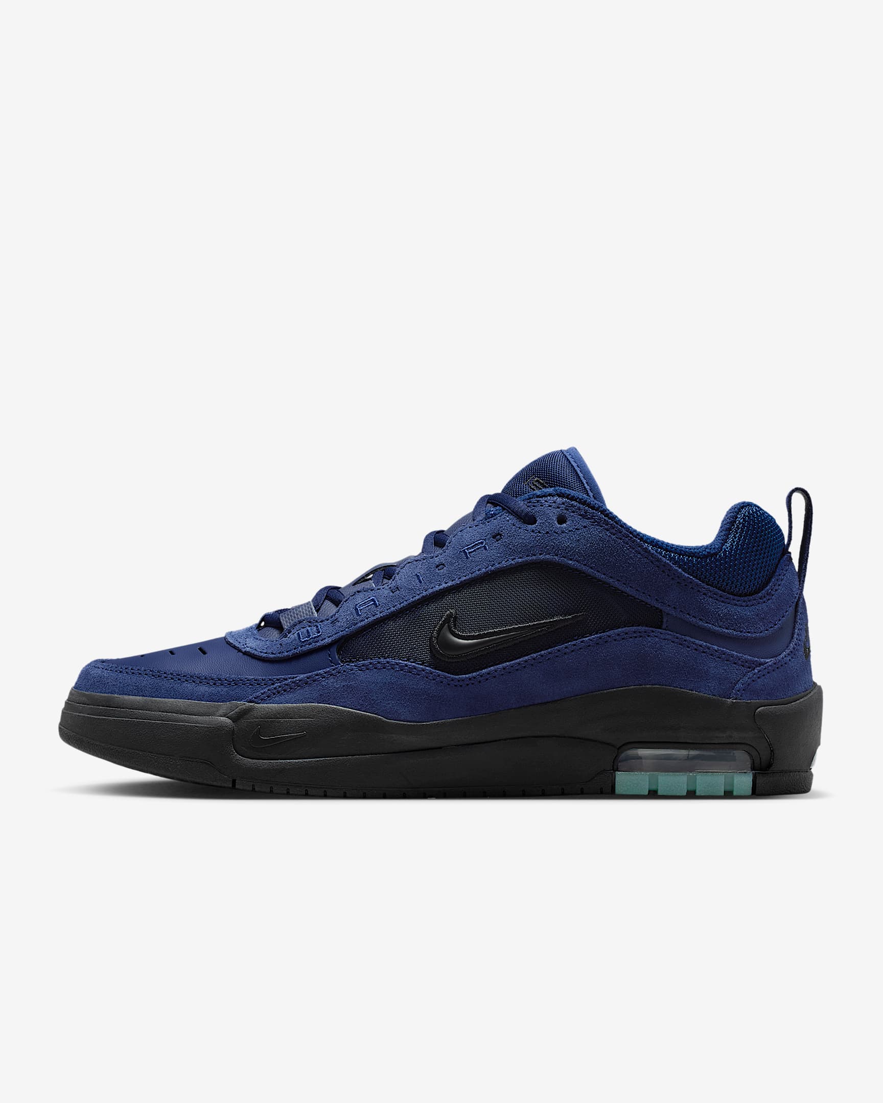 Nike Air Max Ishod 男子可视气垫滑板鞋 - 空间蓝/空间蓝/黑
