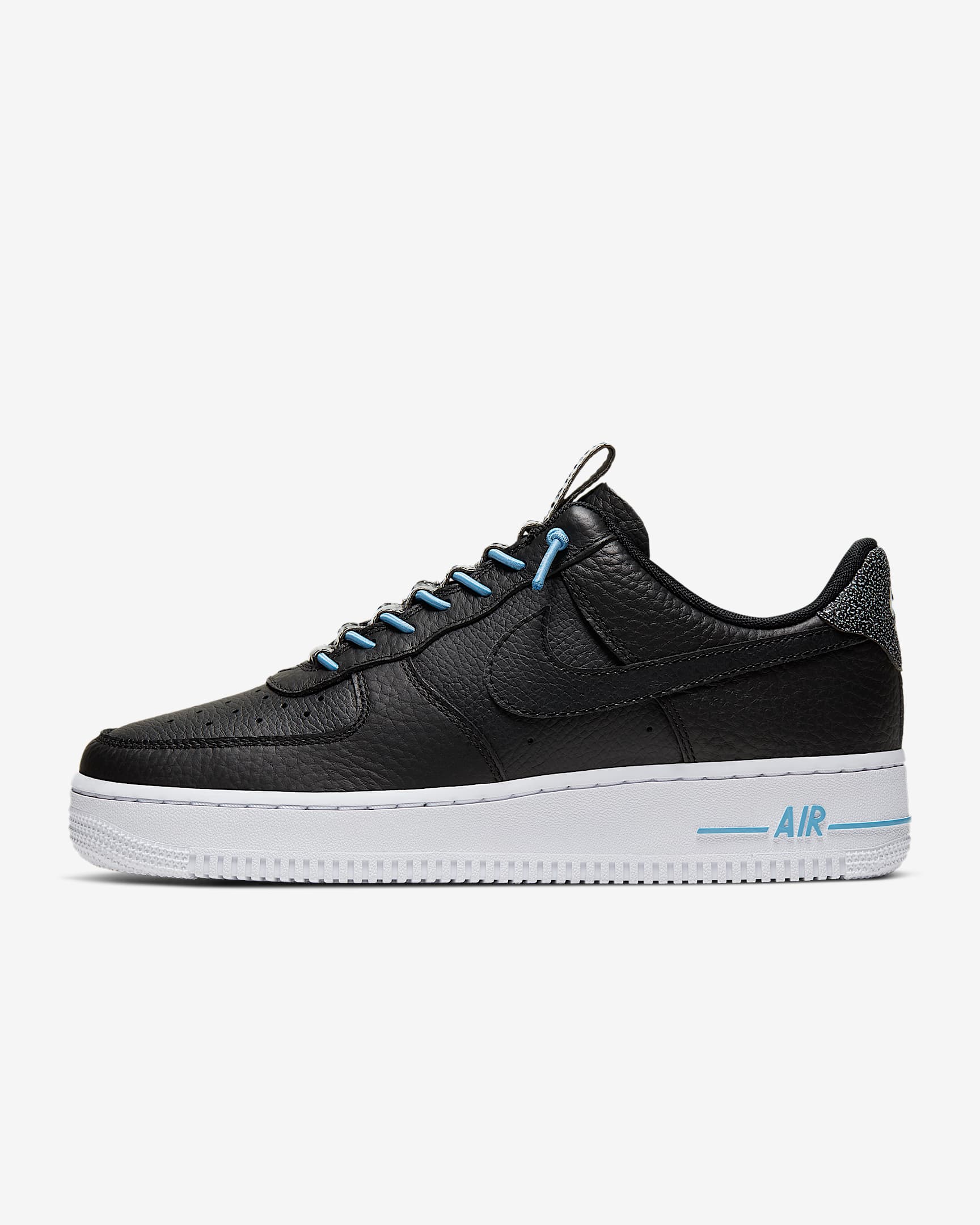 Nike Air Force 1 '07 LX 女子运动鞋 - 黑/浅蓝/白色/黑