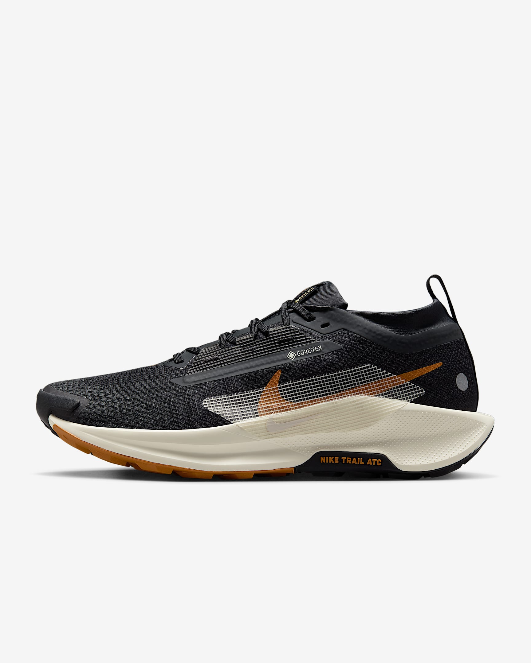 Nike Pegasus Trail 5 GORE-TEX 耐克飞马男子防水越野跑步鞋 - 灰黑/黑/君王/淡象牙白