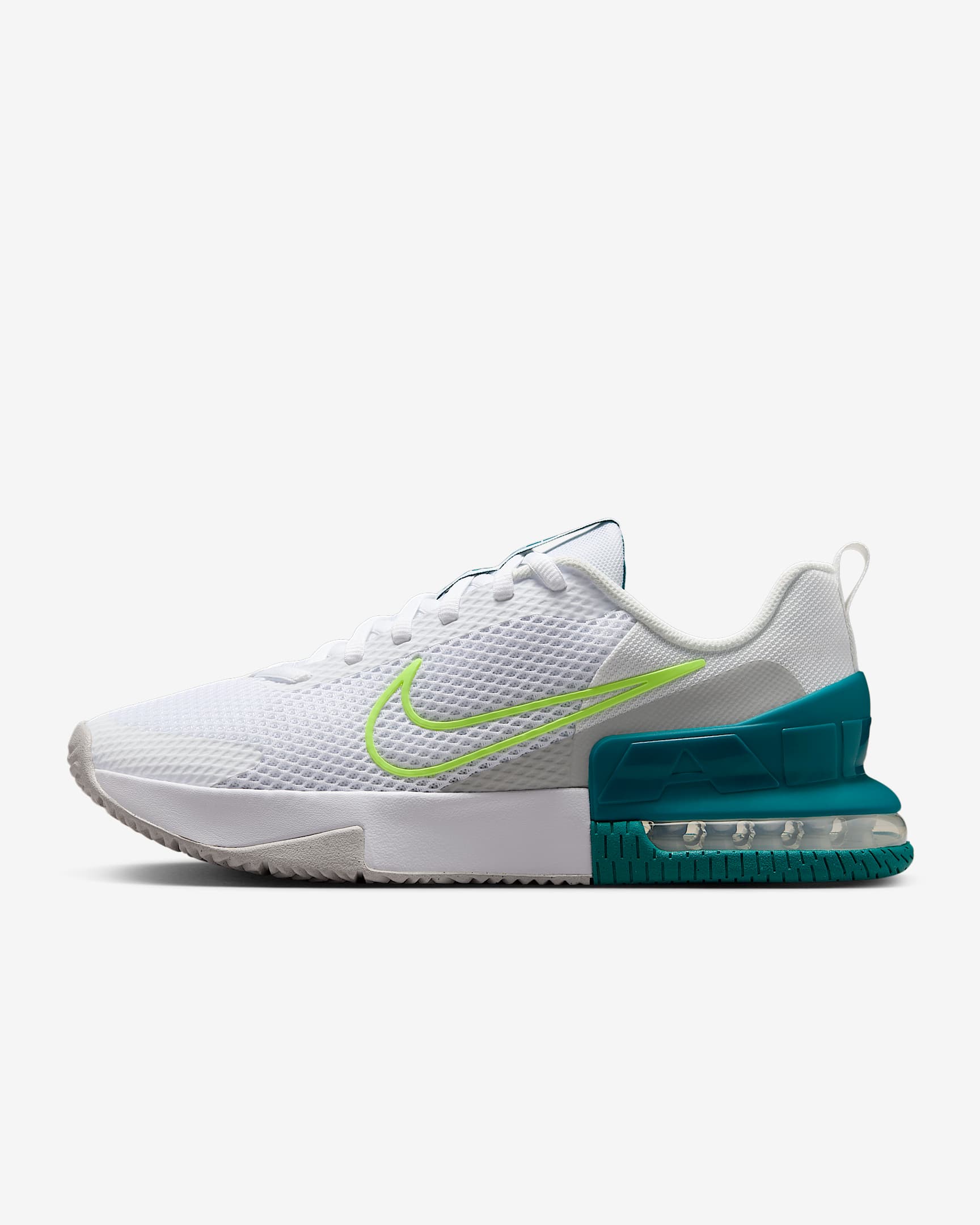 Nike Air Max Alpha Trainer 6 男子训练鞋 - 白色/亮杉木绿/雾灰/黄绿