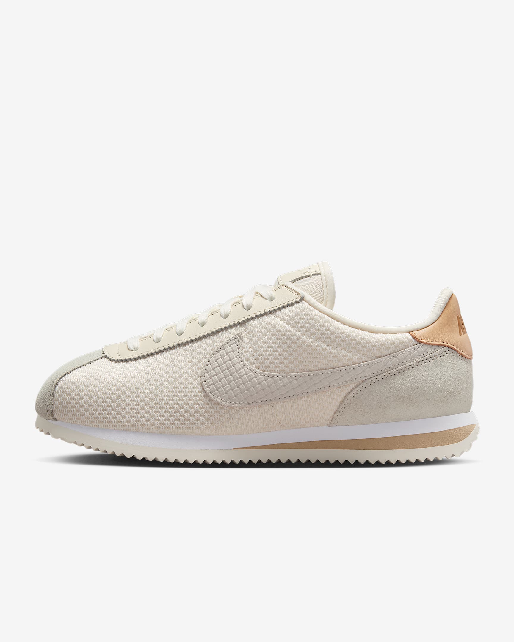 Nike Cortez 女子运动鞋 - 珍珠白/淡象牙白/棕褐色/帆白