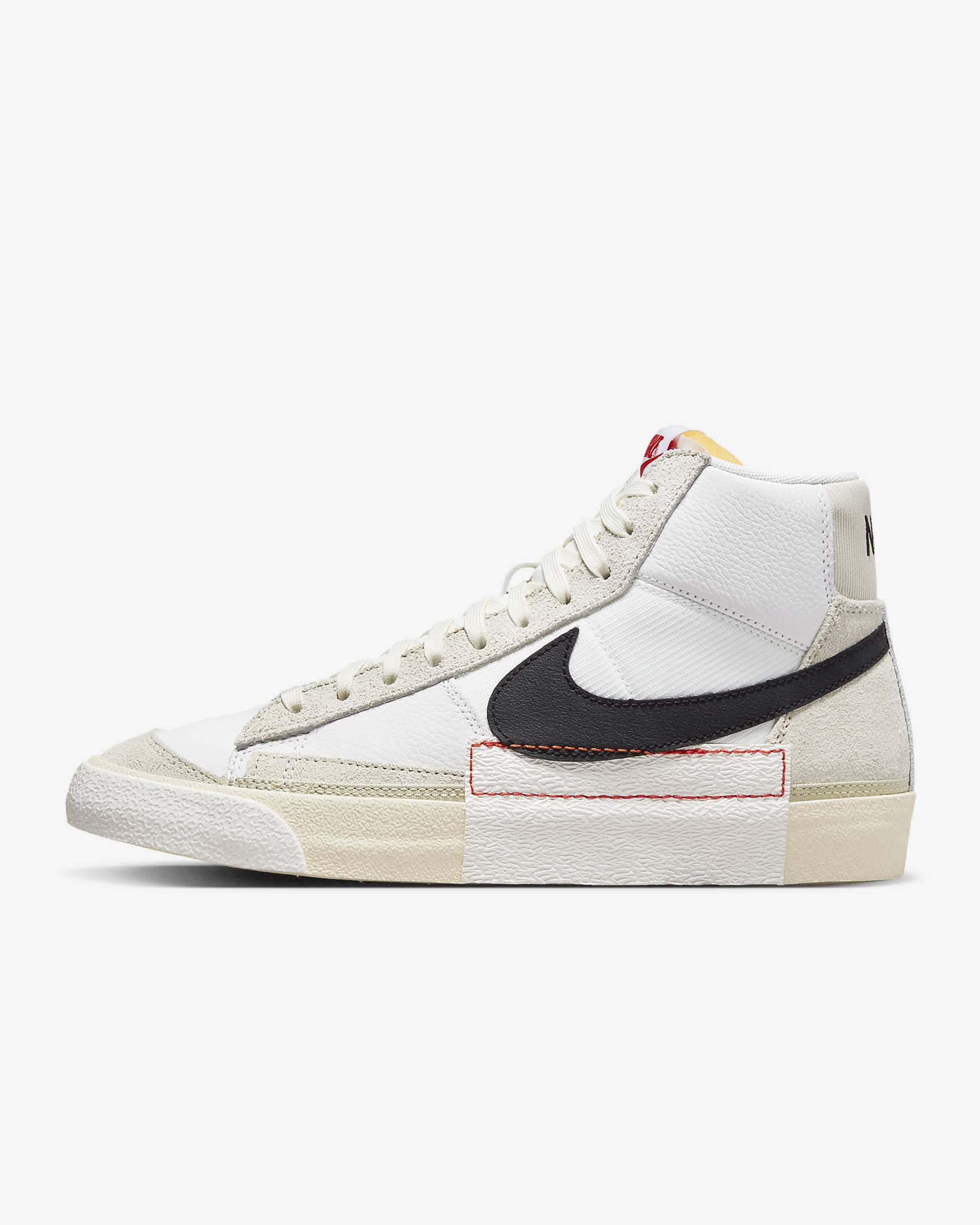 Nike Blazer Mid Pro Club 男子运动鞋 - 白色/浅骨色/山峰白/黑