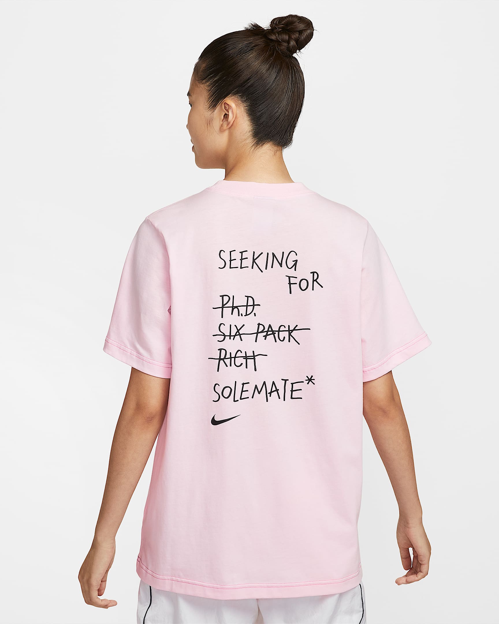 Nike Sportswear 女子T恤 - 泡沫粉