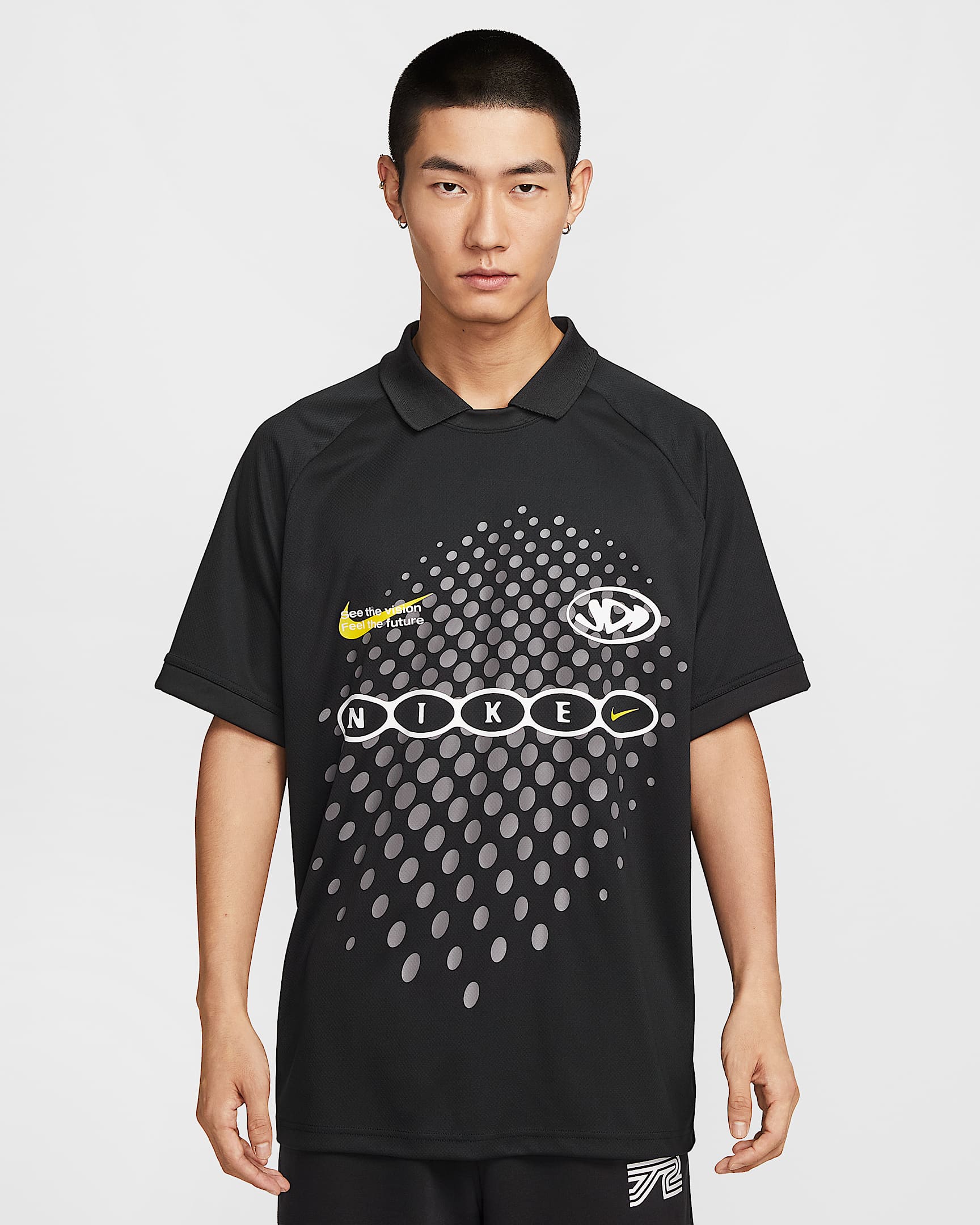 Nike Dri-FIT 男子速干短袖球衣 - 黑