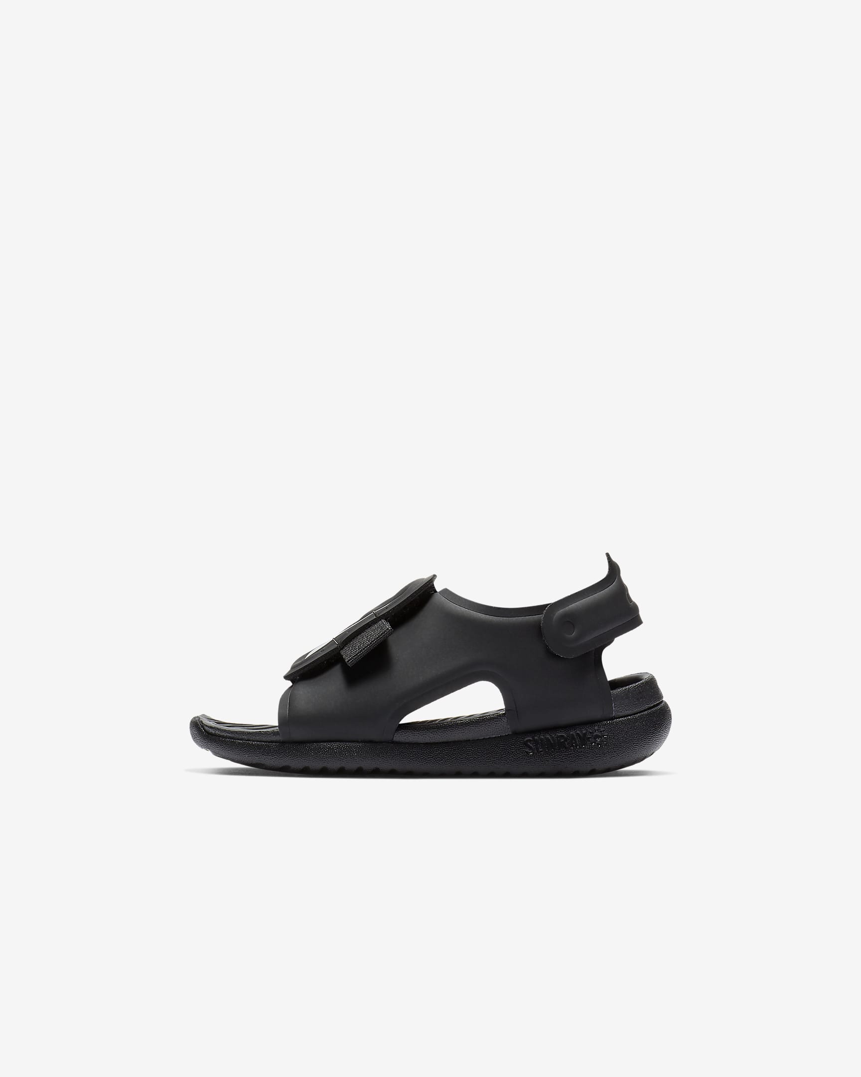 Nike Sunray Adjust 5 (TD) 婴童凉鞋 - 黑/白色