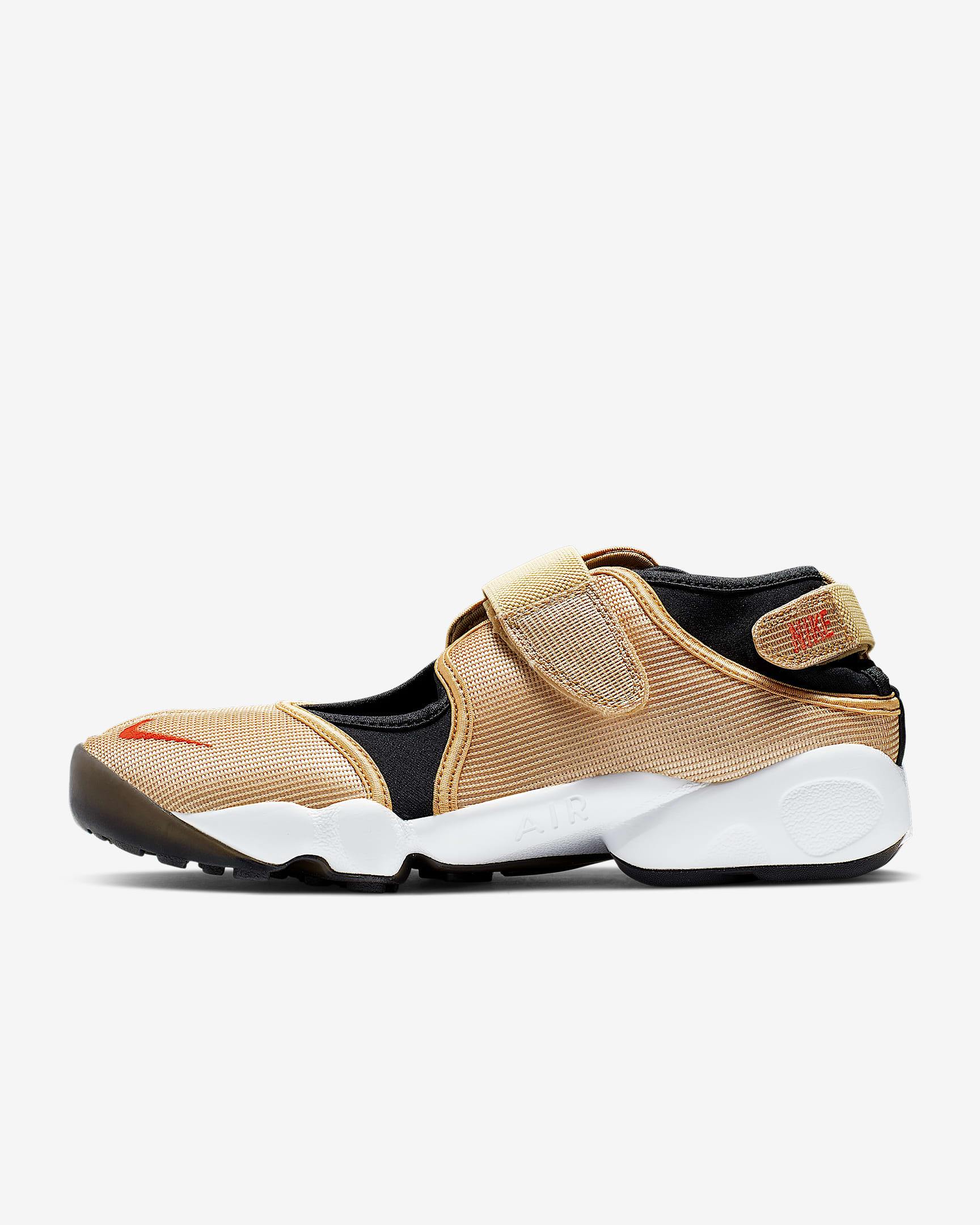 Nike Air Rift 女子运动鞋 - 金属元素金棕/多色/黑/橘皮黄