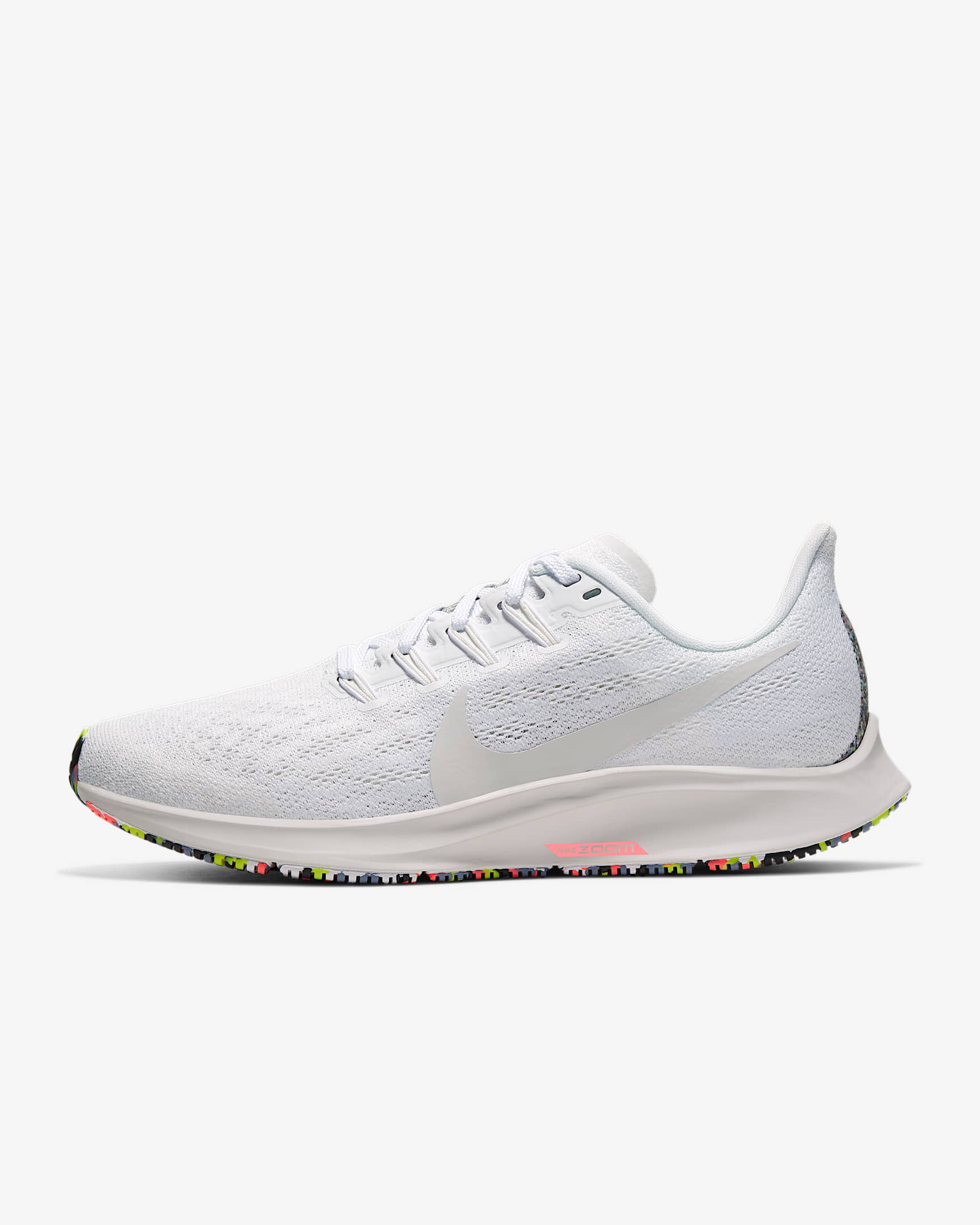 Nike Air Zoom Pegasus 36 AW 女子跑步鞋 - 白色/火山红/山峰白