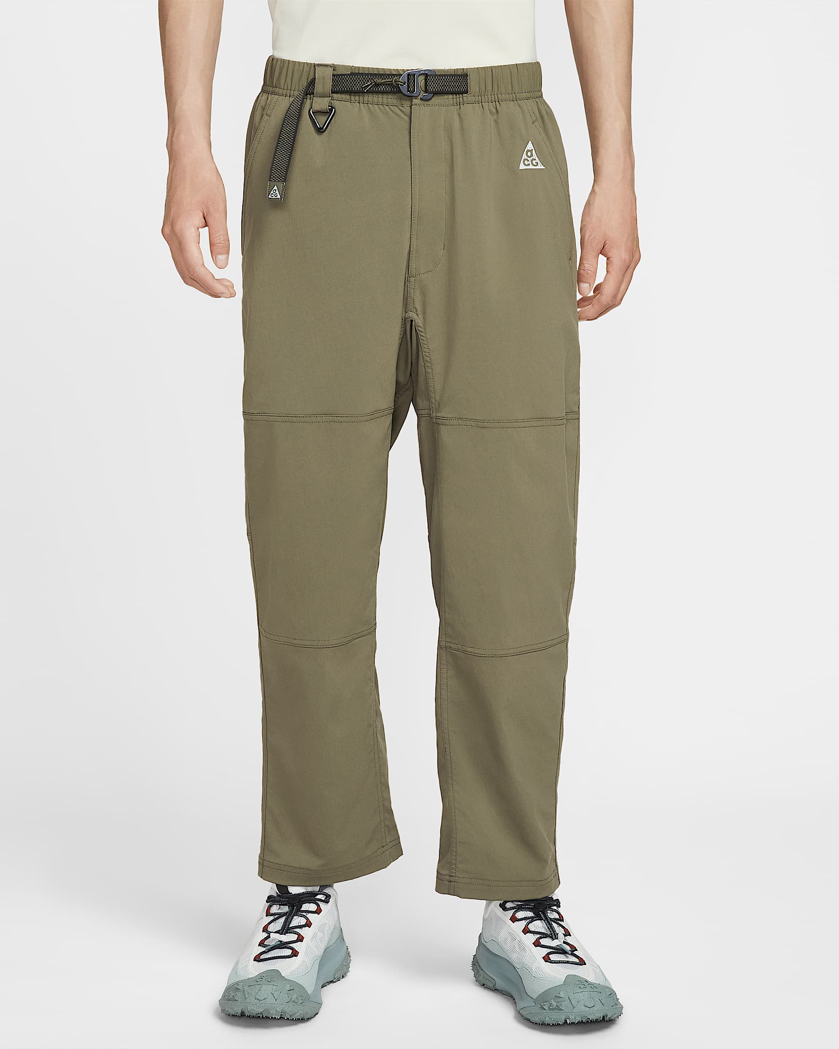 Nike ACG 男子防晒拒水徒步长裤 - 中橄榄绿/红杉绿/山峰白