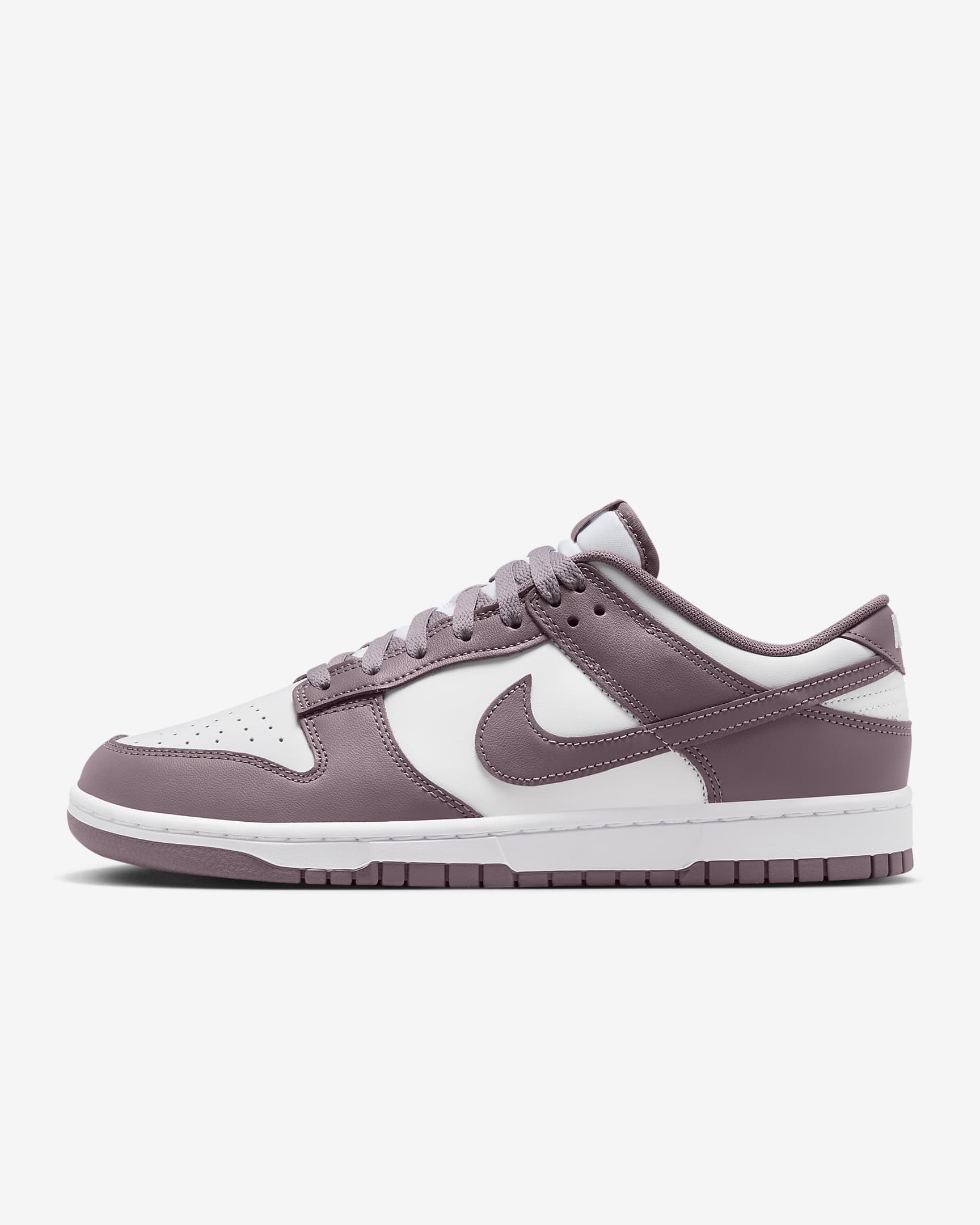 Nike Dunk Low Retro 男子运动鞋 - 白色/白色/褐灰