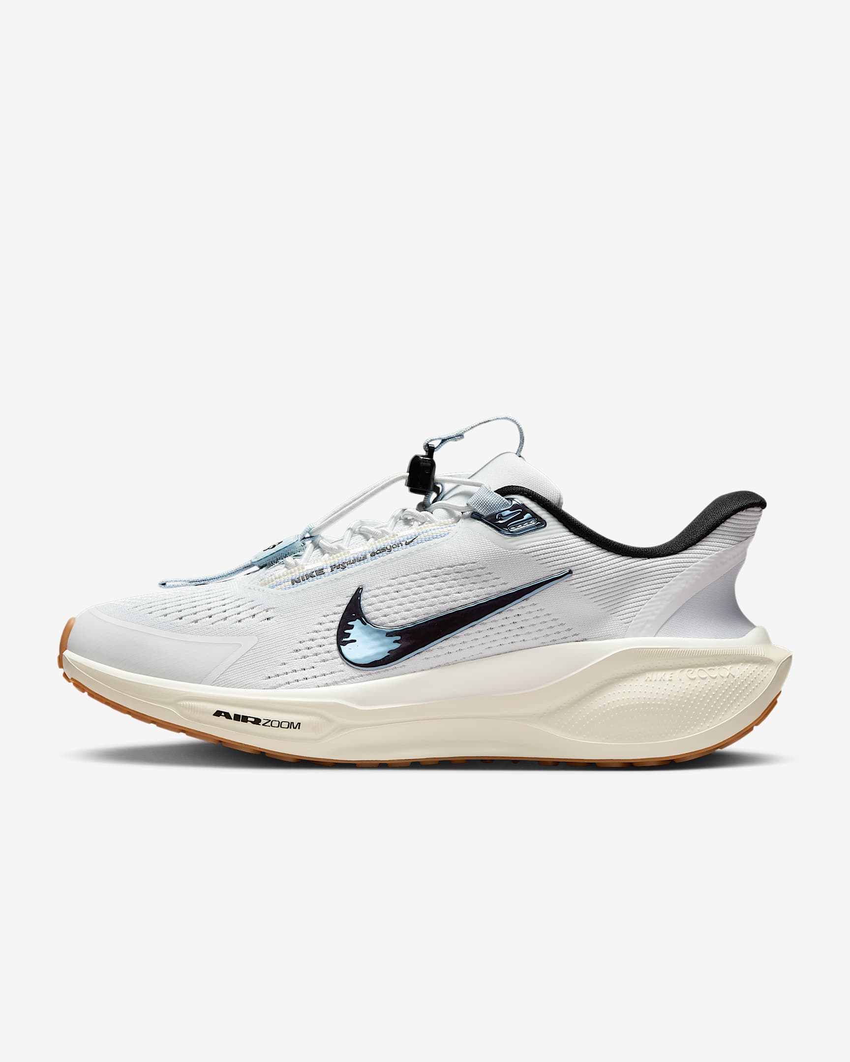 Nike Pegasus EasyOn 耐克飞马女子公路跑步鞋 - 白色/帆白/黑/紫蓝