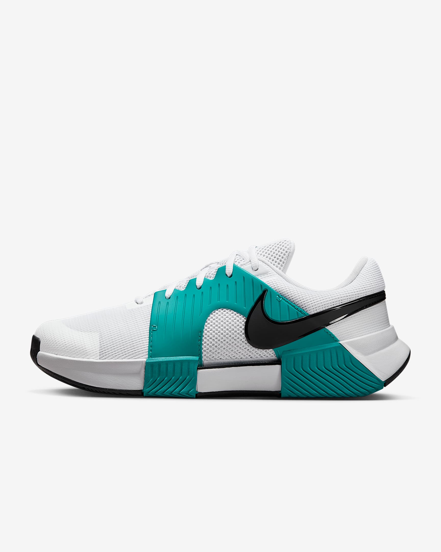 Nike Zoom GP Challenge 1 男子硬地球场网球鞋 - 白色/炫翠绿/黑