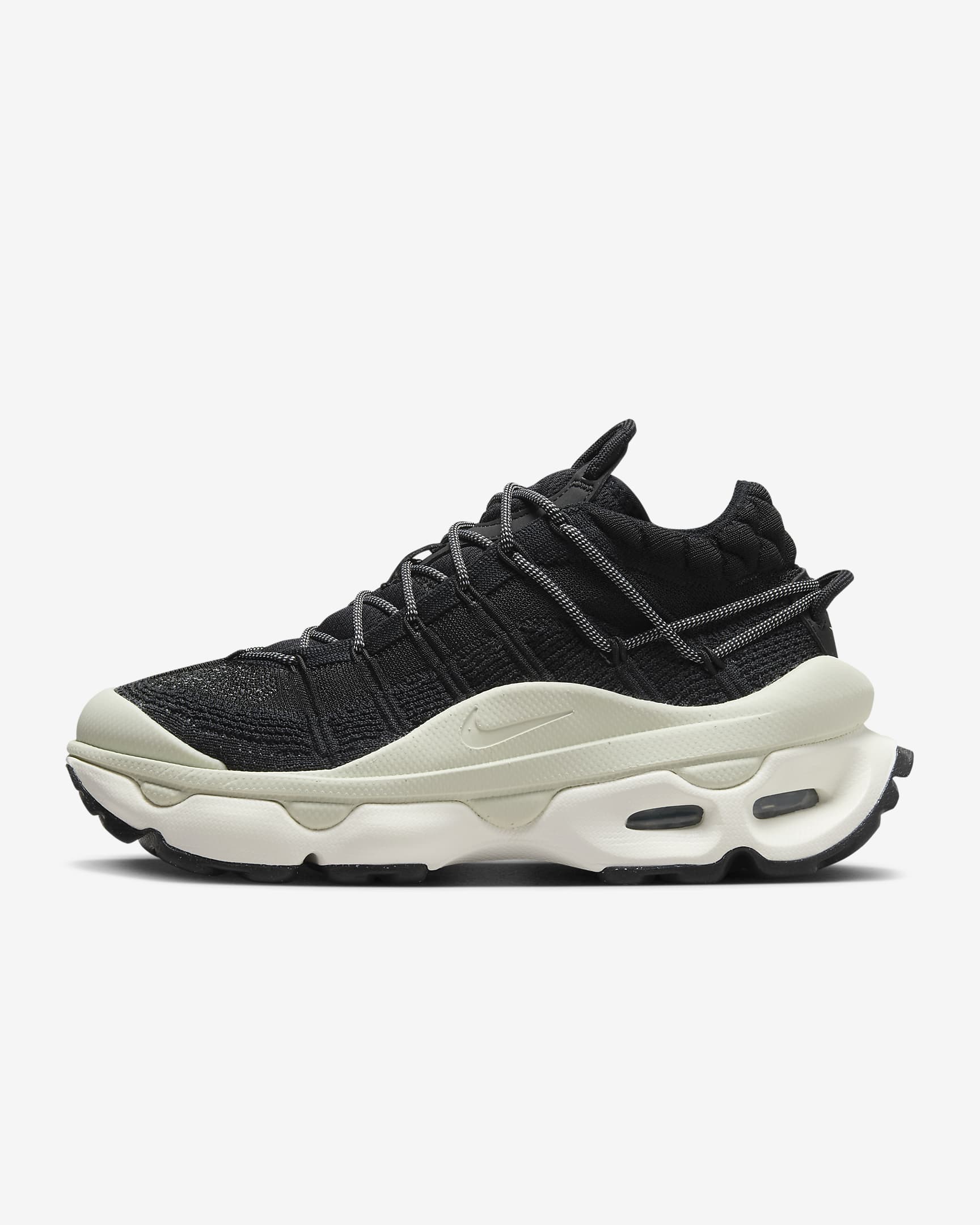 Nike Air Max Flyknit Venture 女子运动鞋 - 黑/帆白/海玻璃色/黑