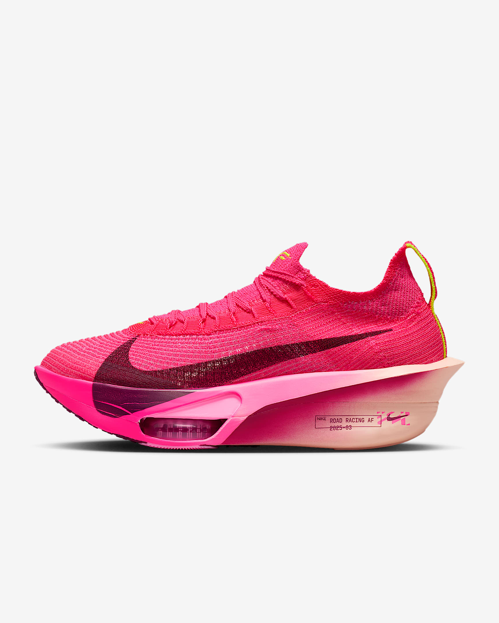 Nike Alphafly 3 张德顺同款女子公路竞速跑步鞋 - 透明粉/浅深红/魅力粉/波尔多酒红色