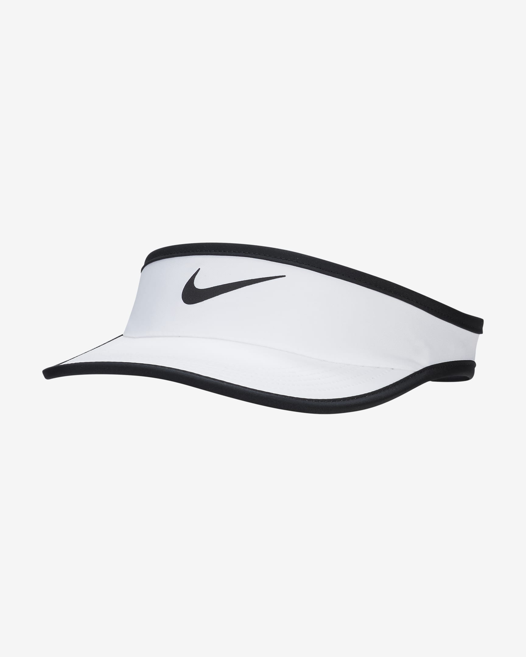Nike Dri-FIT Ace Swoosh 大童速干遮阳帽 - 白色/黑/黑
