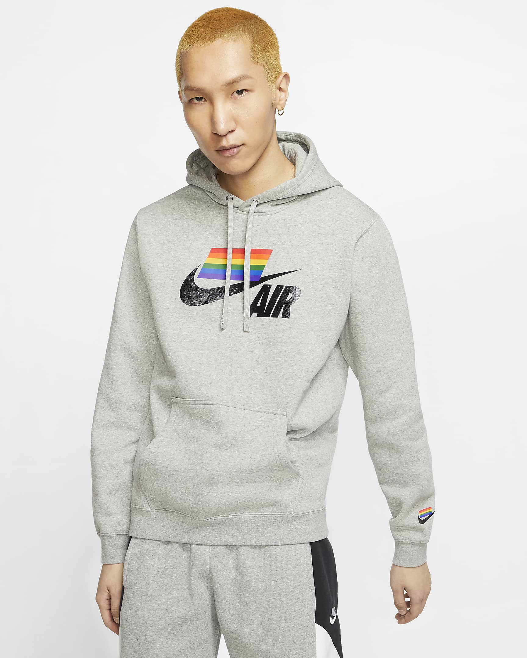 Nike BETRUE 男子套头连帽衫 - 调色暗灰/黑