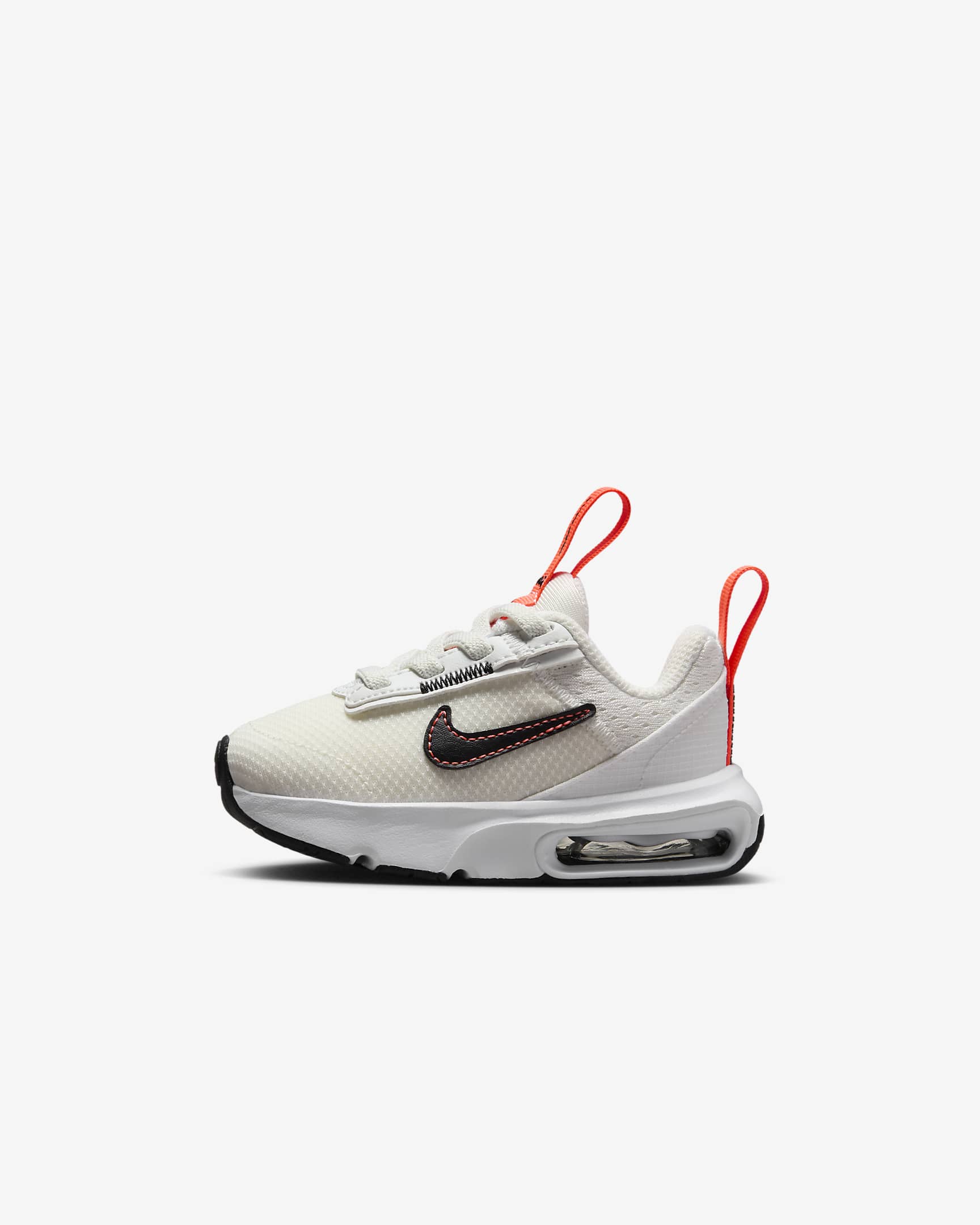 Nike Air Max INTRLK Lite 婴童易穿脱气垫轻便运动鞋 - 山峰白/超级橙/白色/黑