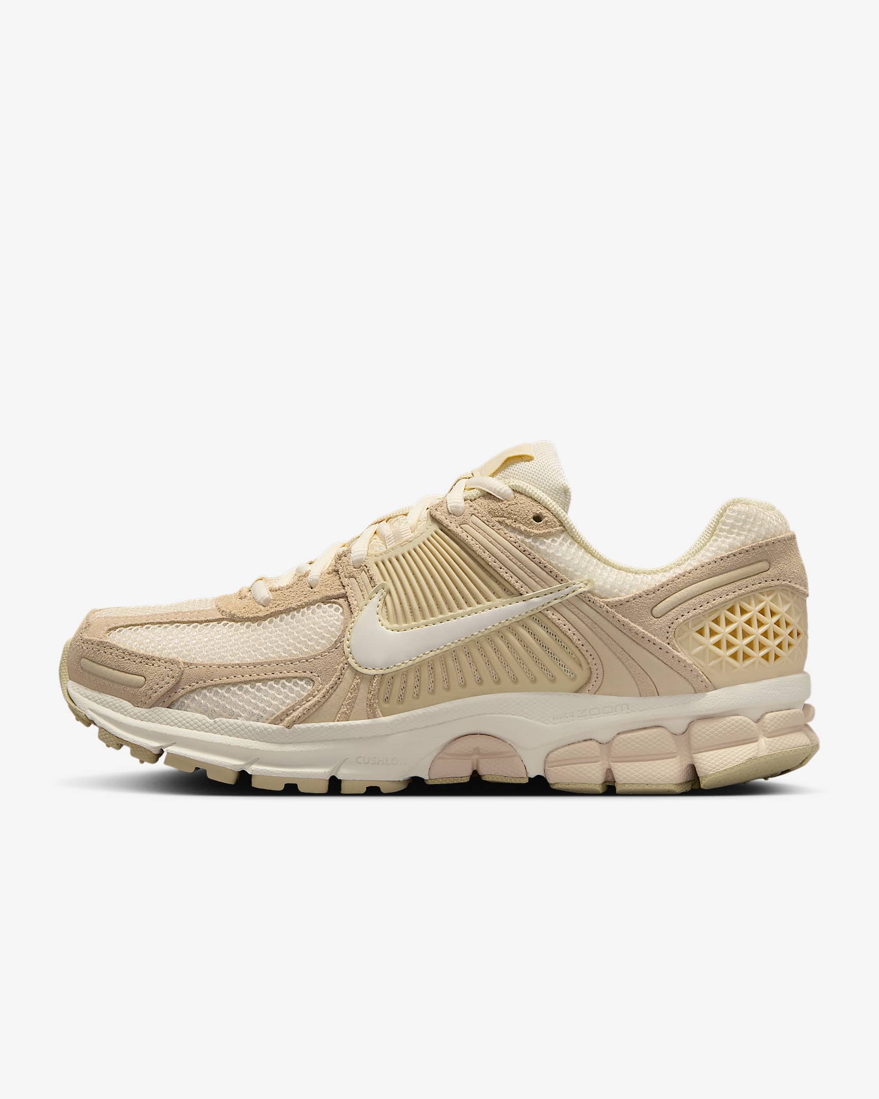 Nike Zoom Vomero 5 耐克迈柔女子运动鞋 - 海滩浅黄/浅卡其/淡象牙白/帆白