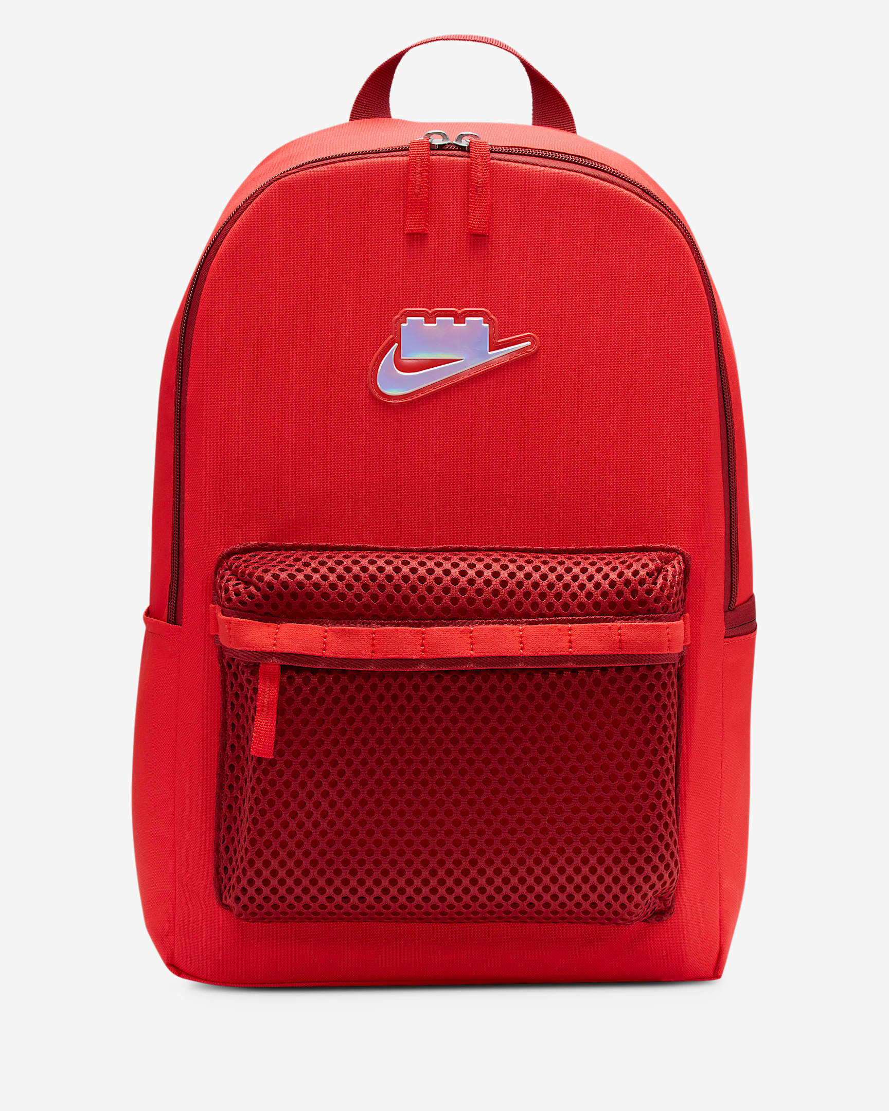Nike x LEGO® Collection Heritage 双肩包 - 灯草红/暗椒红/金属银