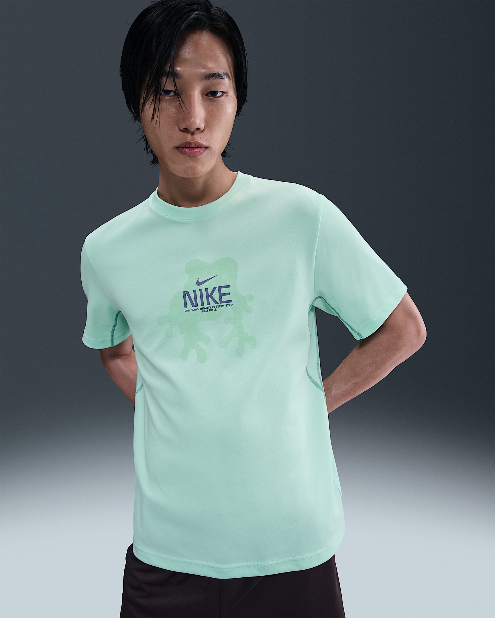 Nike Primary Dri-FIT 男子速干训练T恤 - 泡沫薄荷绿