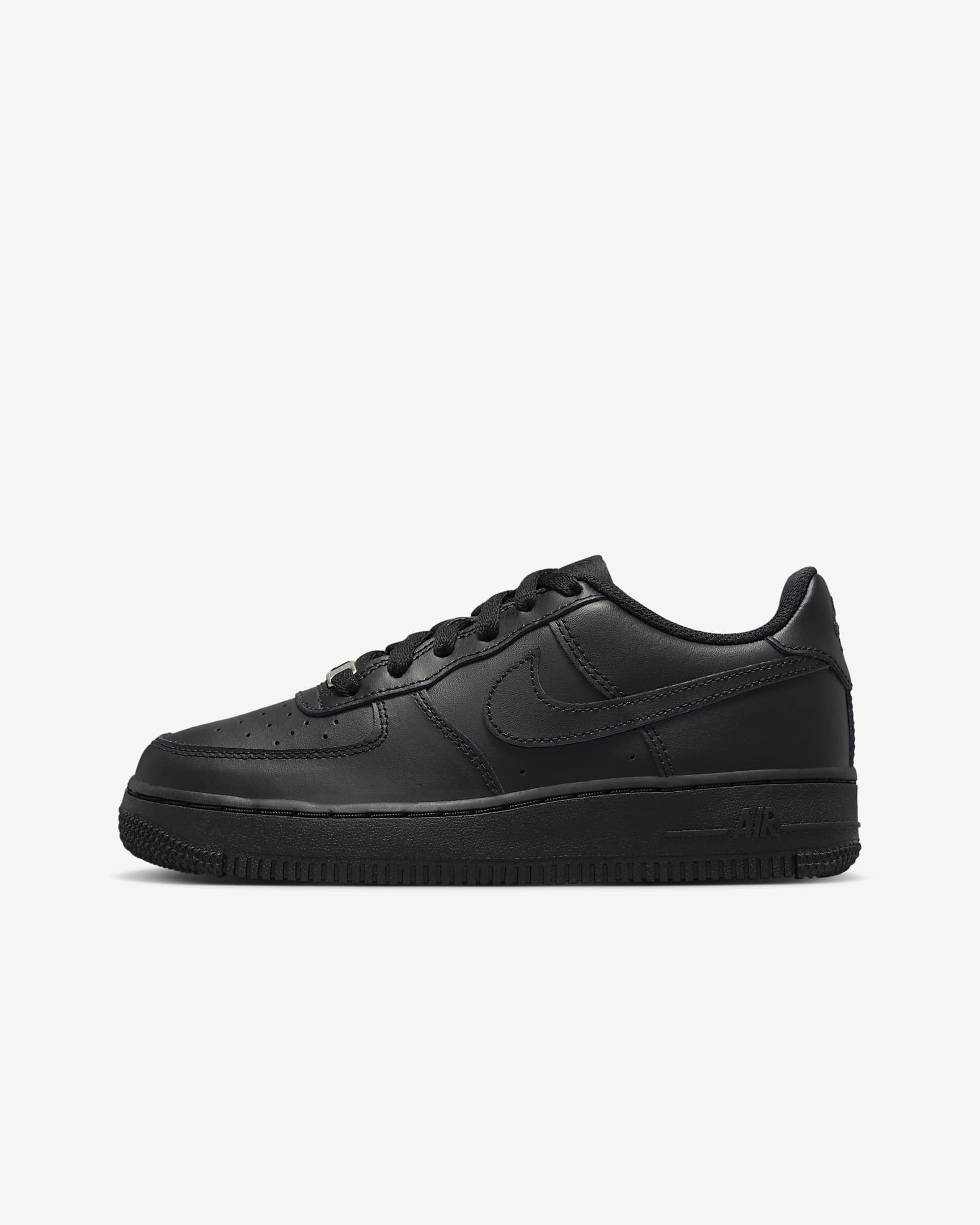 Nike Air Force 1 LE 大童空军一号运动鞋 - 黑/黑/黑/黑