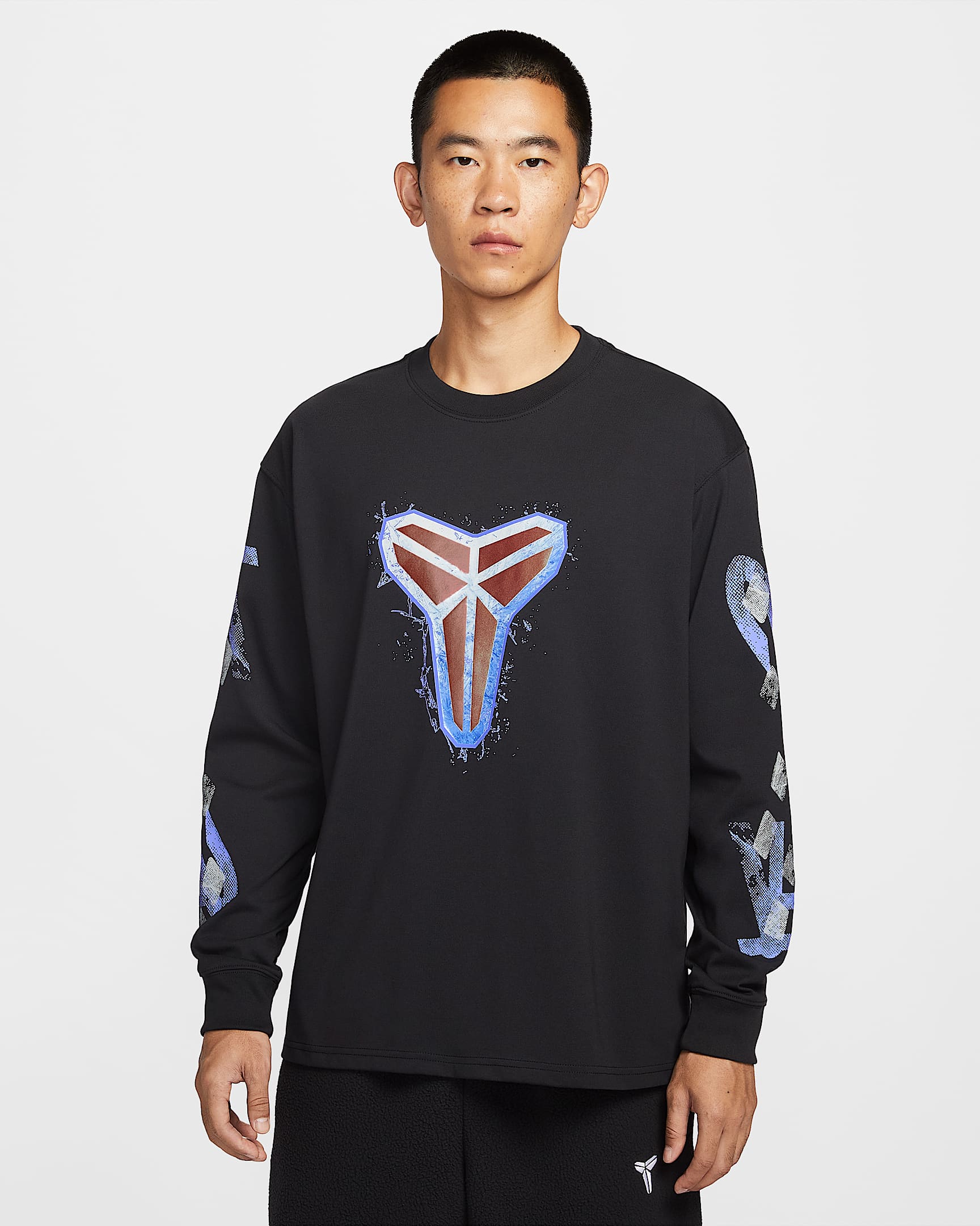 Kobe Dri-FIT 科比男子速干长袖篮球T恤 - 黑