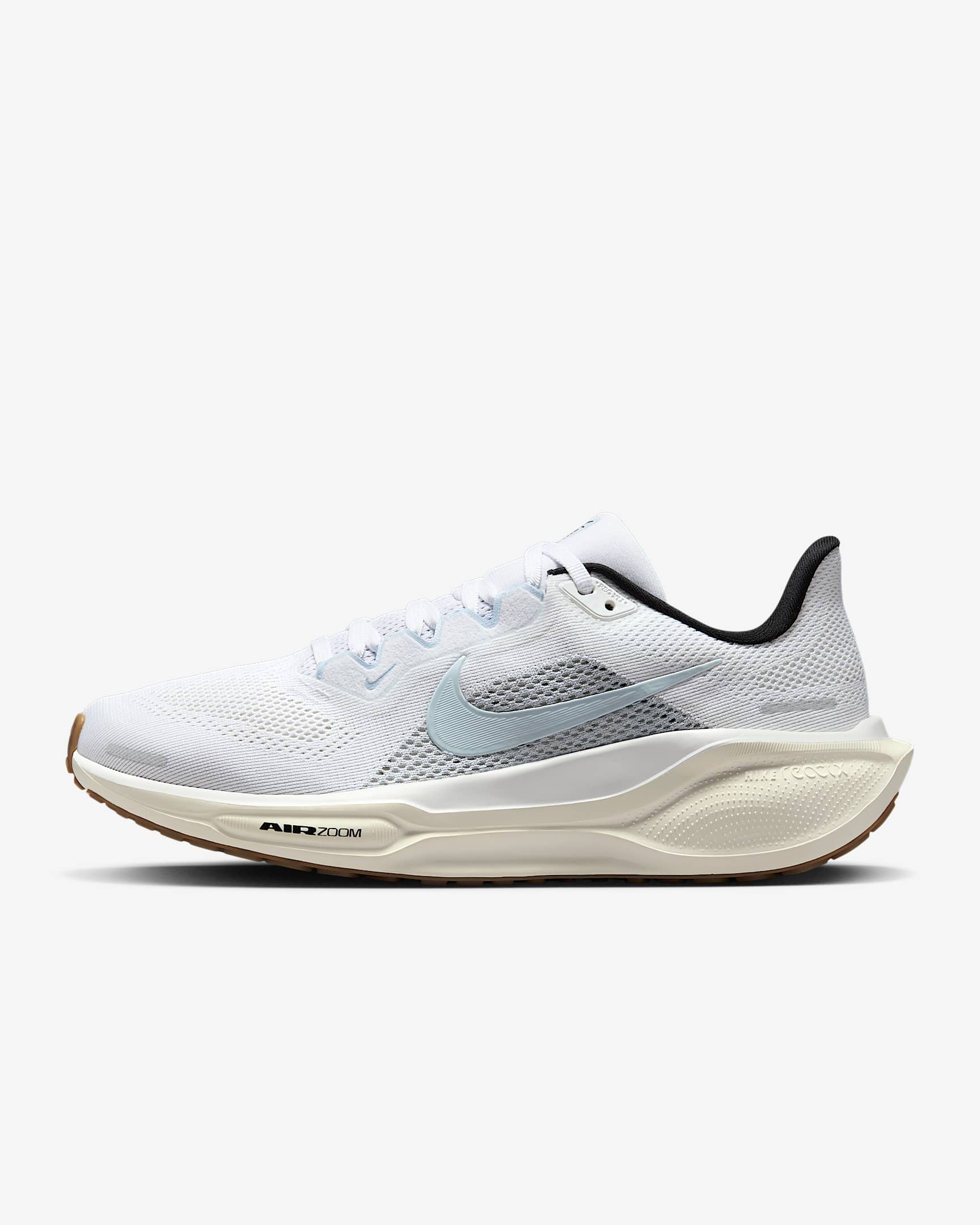 Nike Pegasus 41 耐克飞马女子公路跑步鞋 - 白色/帆白/金属银/紫蓝