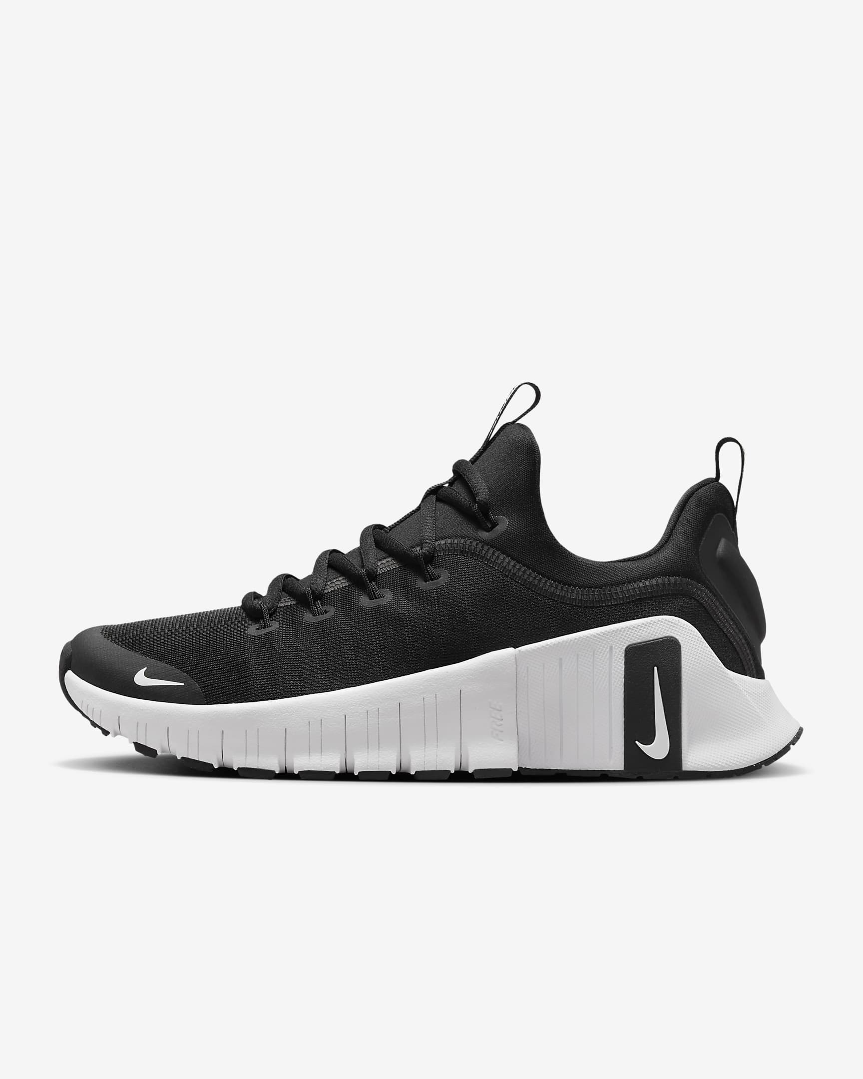 Nike Free Metcon 6 女子训练鞋 - 黑/白色