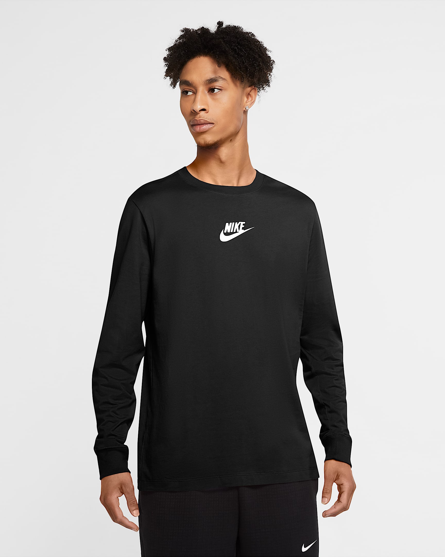 Nike Sportswear JDI 男子长袖T恤 - 黑