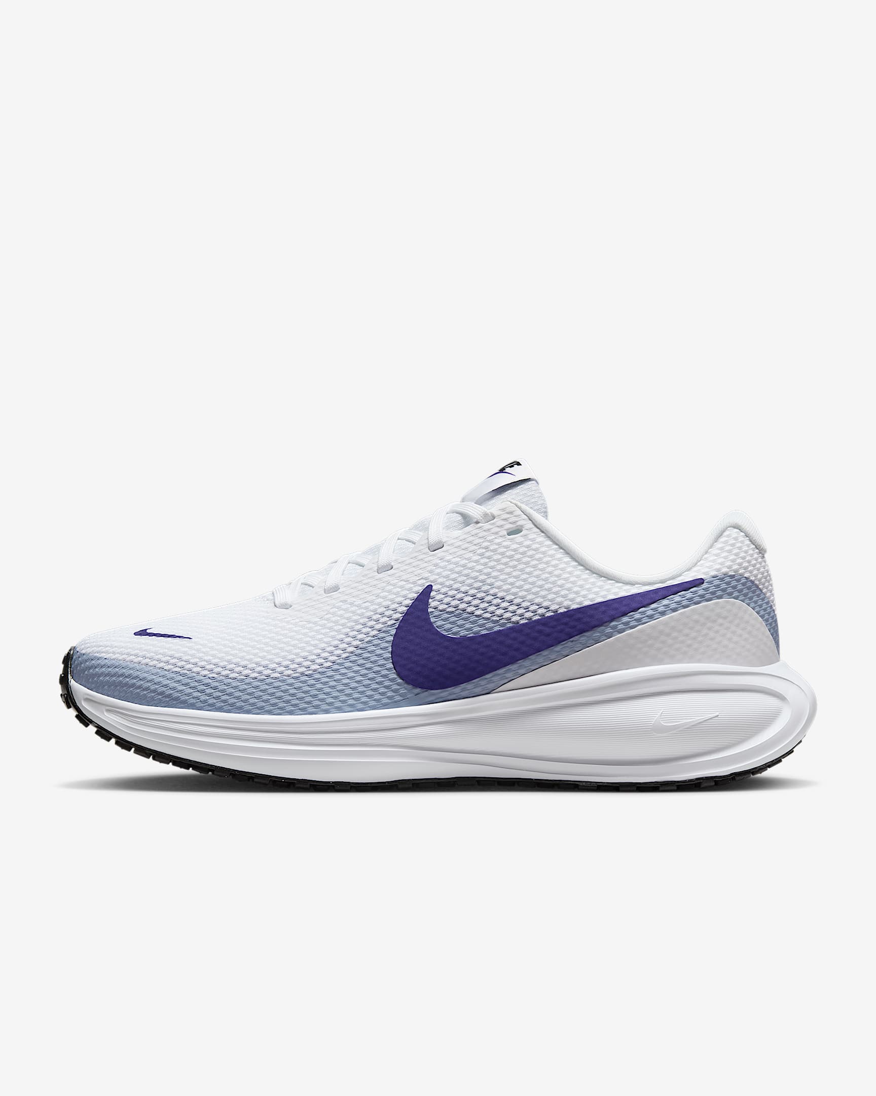Nike Revolution 8 女子公路跑步鞋 - 白色/幻影/黑/庭紫