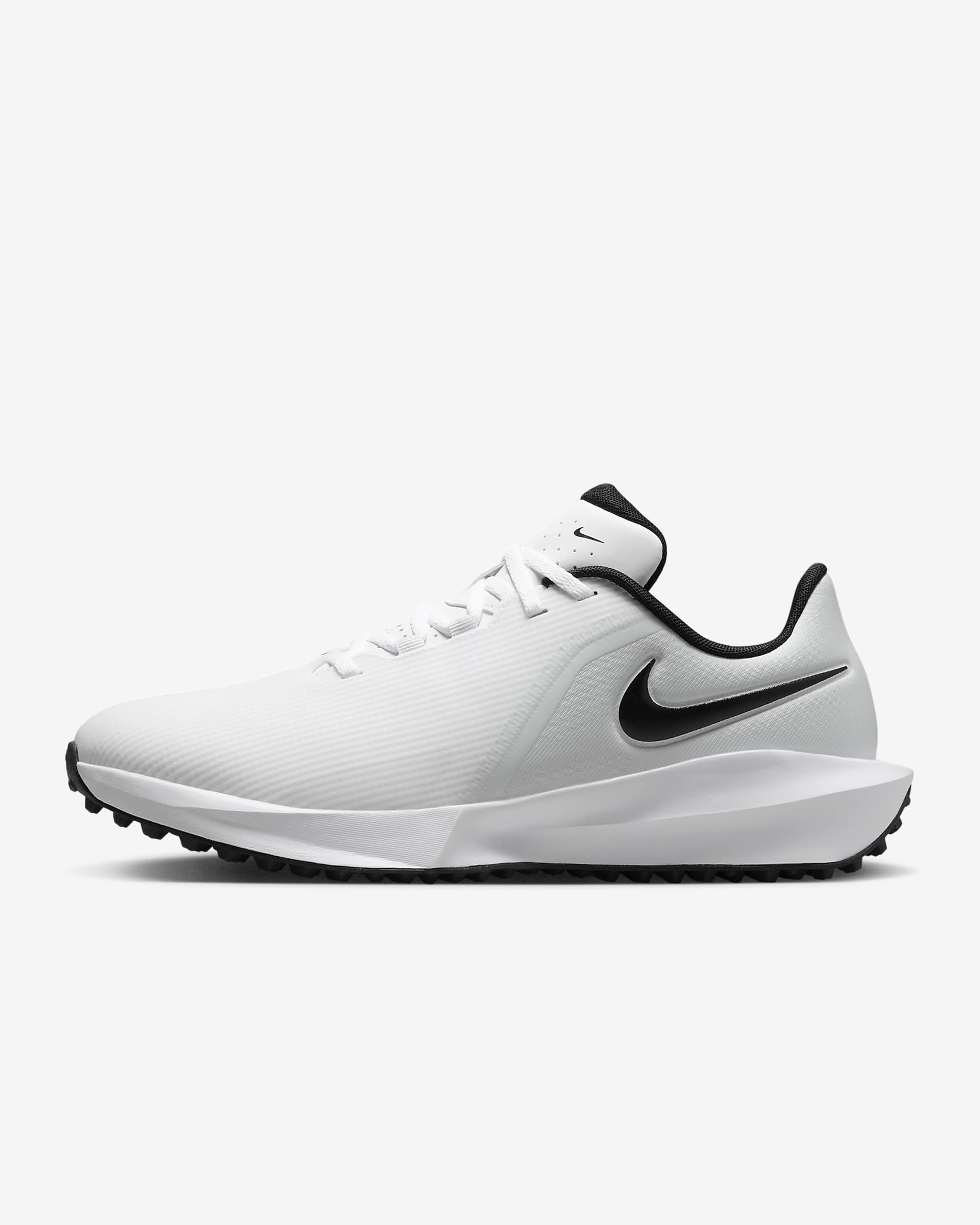 Nike Infinity G NN 男/女高尔夫球鞋 - 白色/白金色/黑