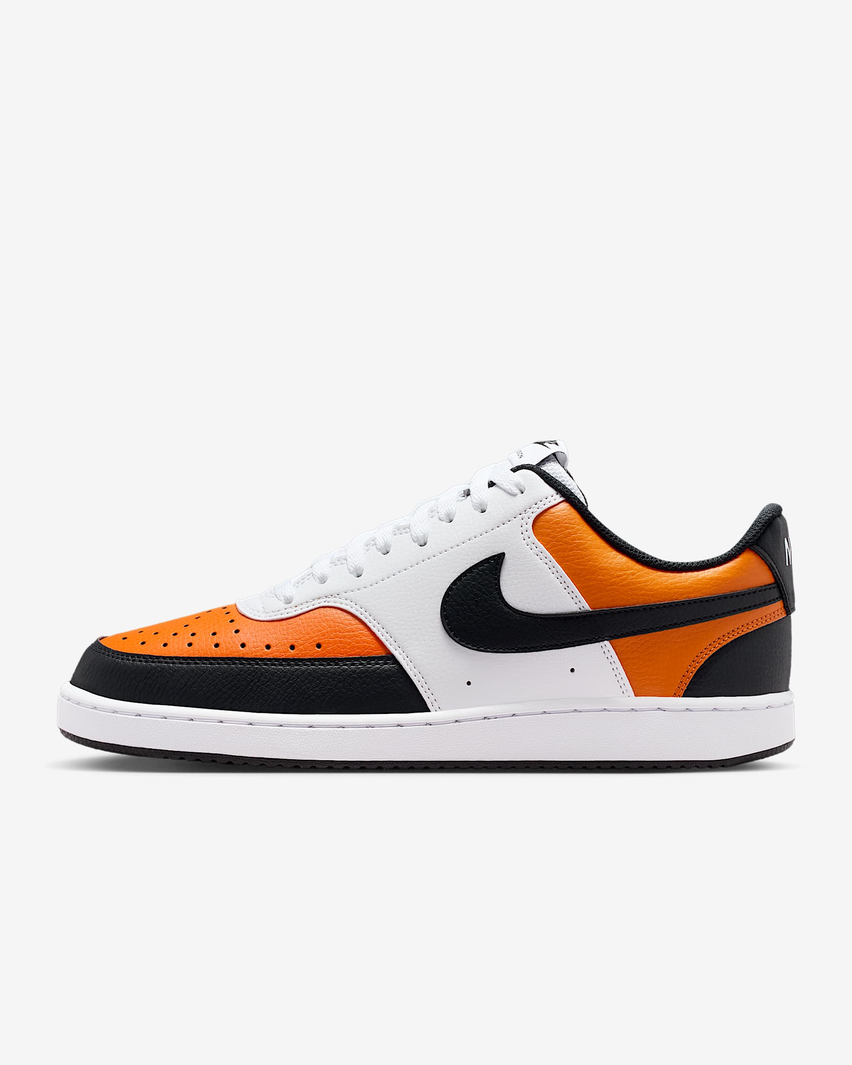 Nike Court Vision Low 男子运动鞋 - 海星橙/白色/黑