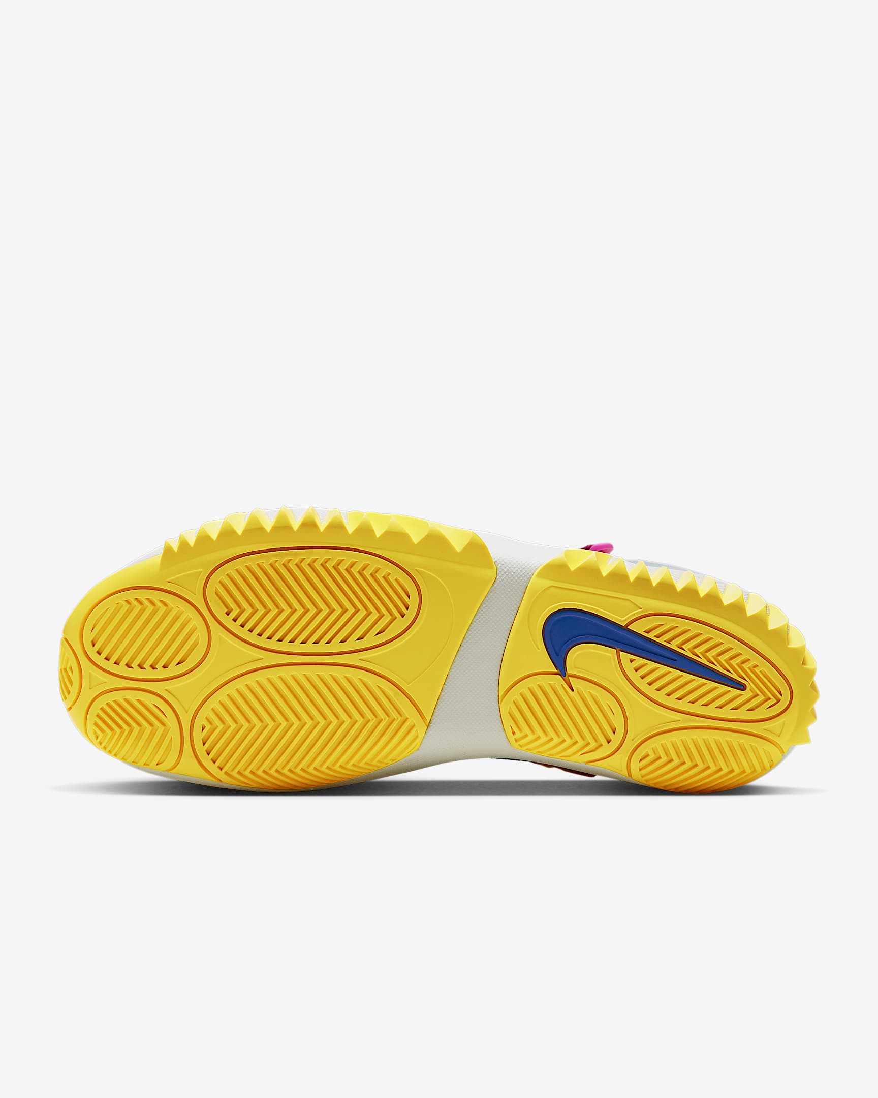 Nike Zoom Court Dragon 男/女实战篮球鞋情侣 - 浅骨色/帆白/椰奶色/皇家蓝