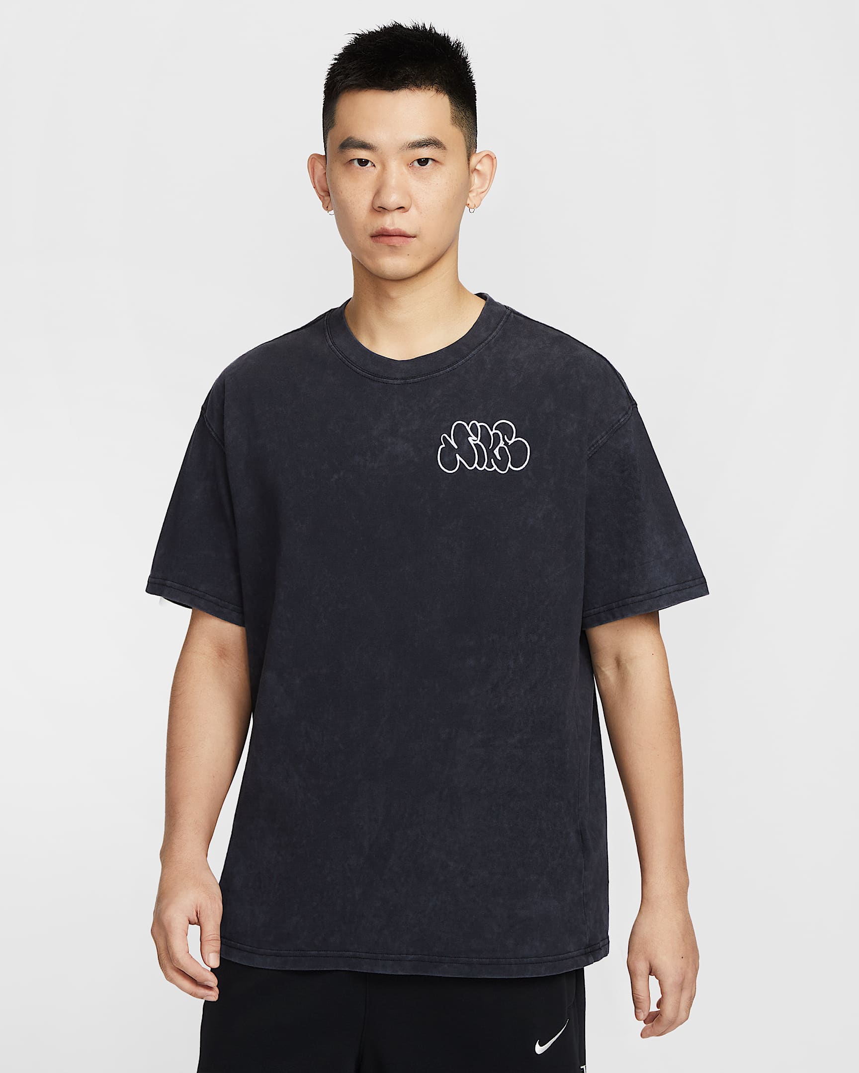 Nike 男子篮球T恤 - 黑
