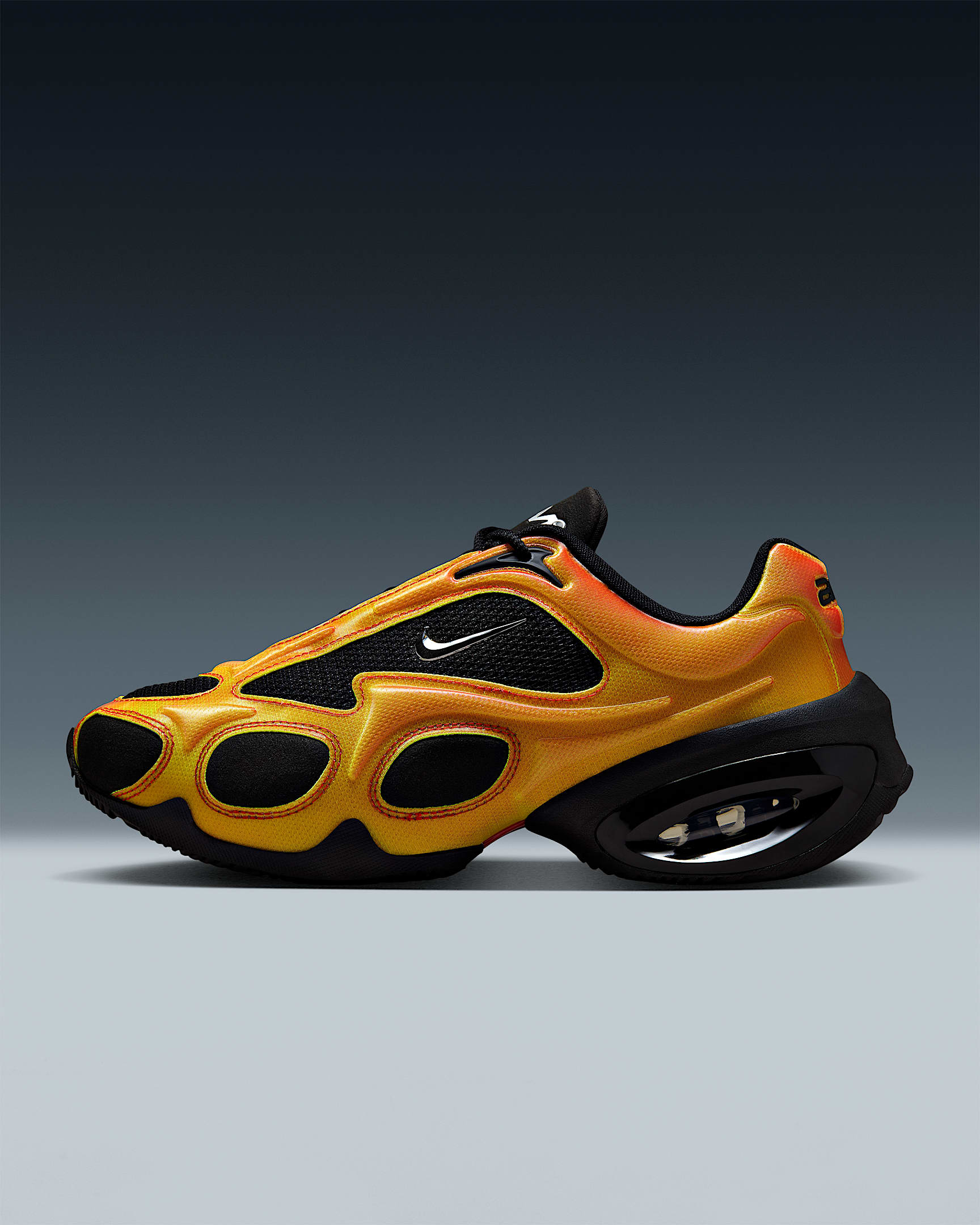 Nike Air Max Muse SE 女子运动鞋 - 黑/亮深红/荧光黄/金属银