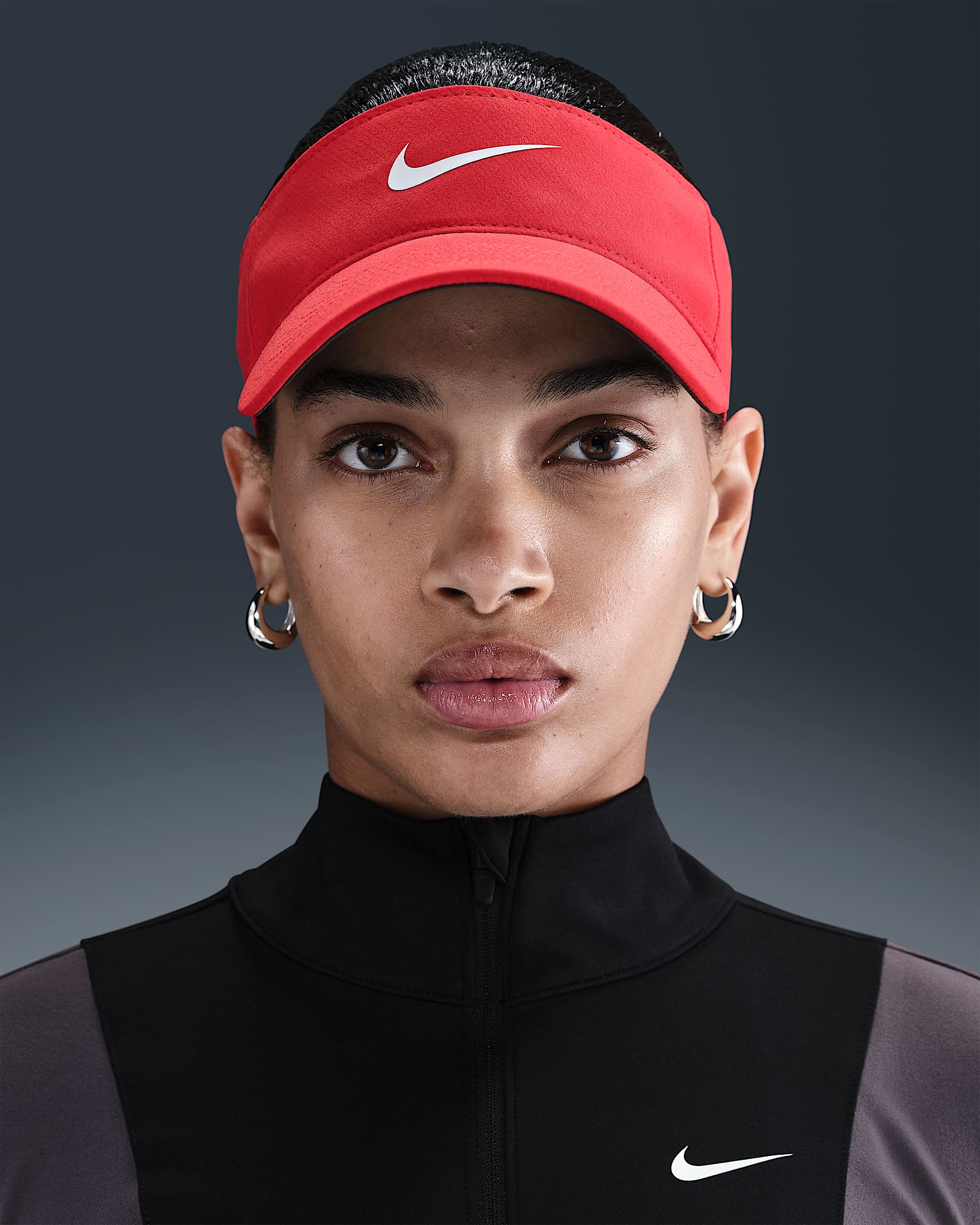 Nike Ace Dri-FIT 速干遮阳帽 - 大学红/煤黑/白色